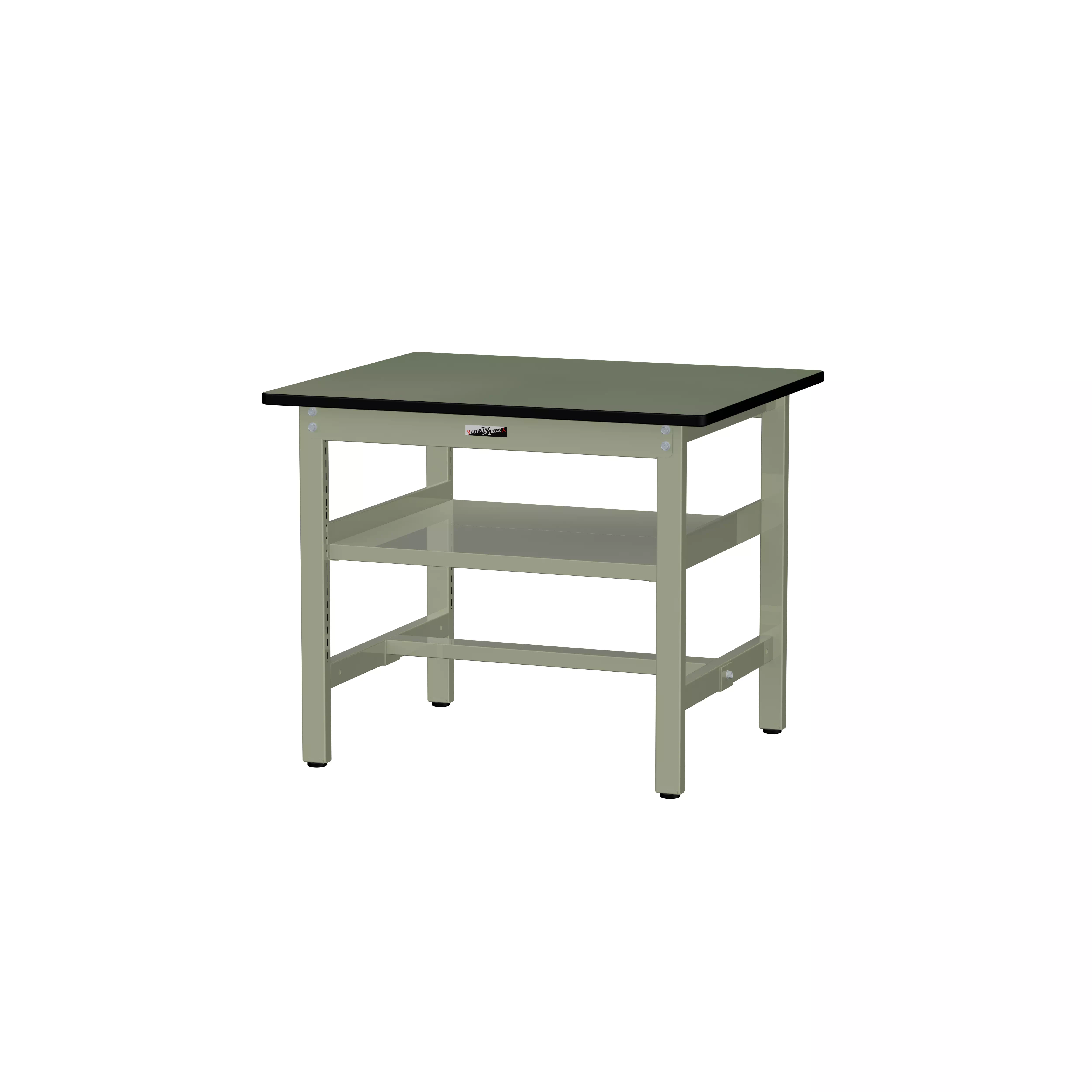 300シリーズ 固定式 中間棚付 H740mm(上段全面棚板)