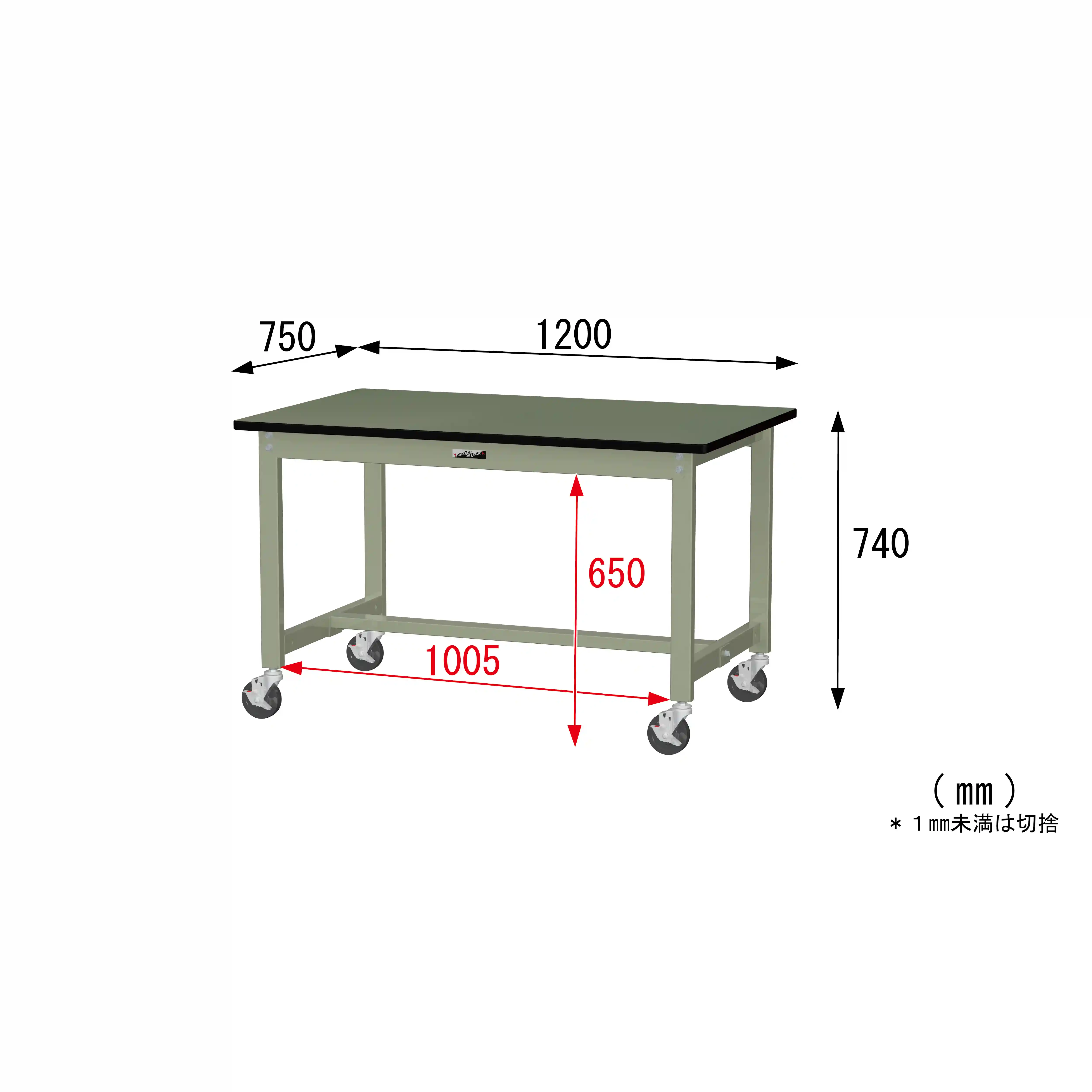 300シリーズ 移動式 H740mm