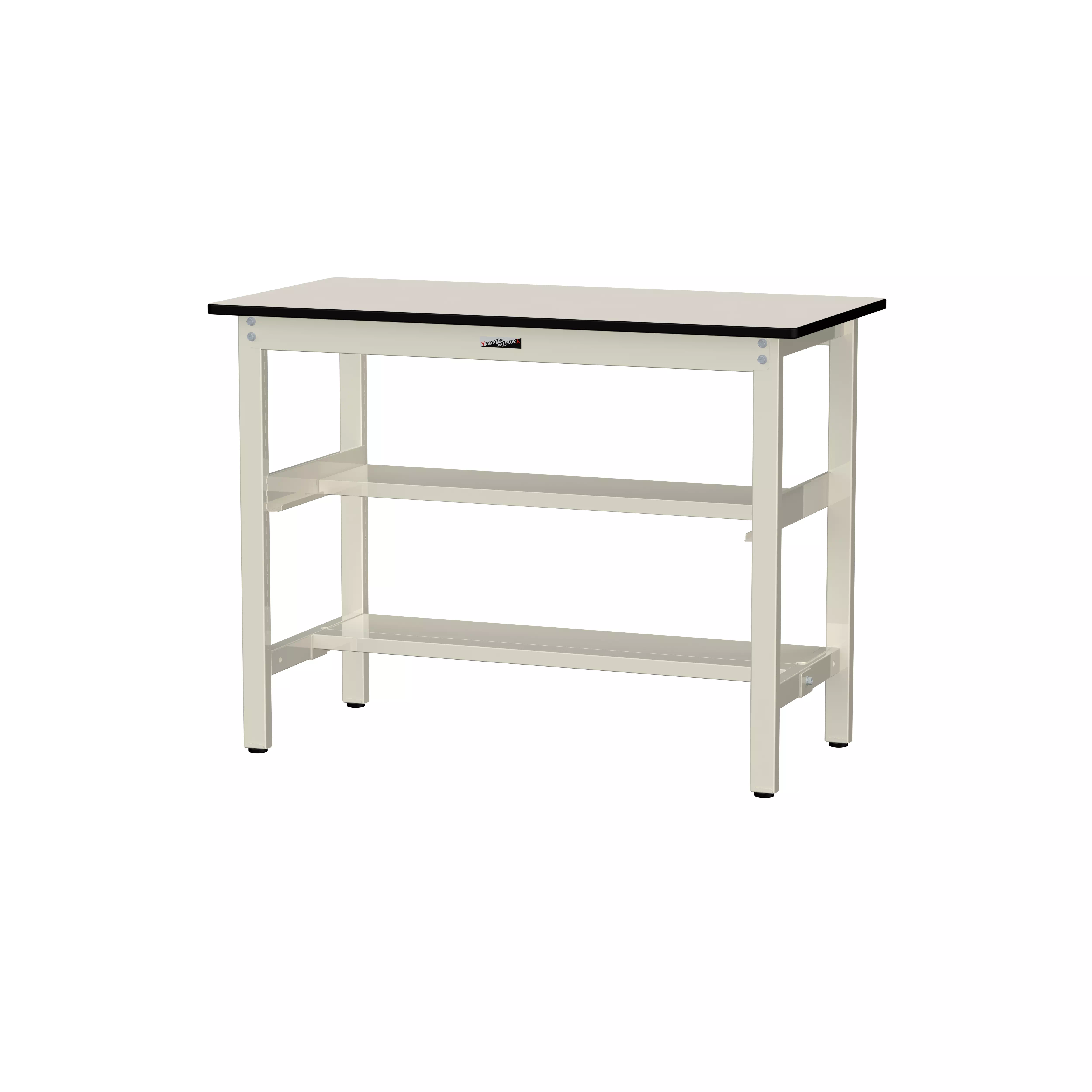 300シリーズ 固定式 中間棚付 H900mm(上下段半面棚板)