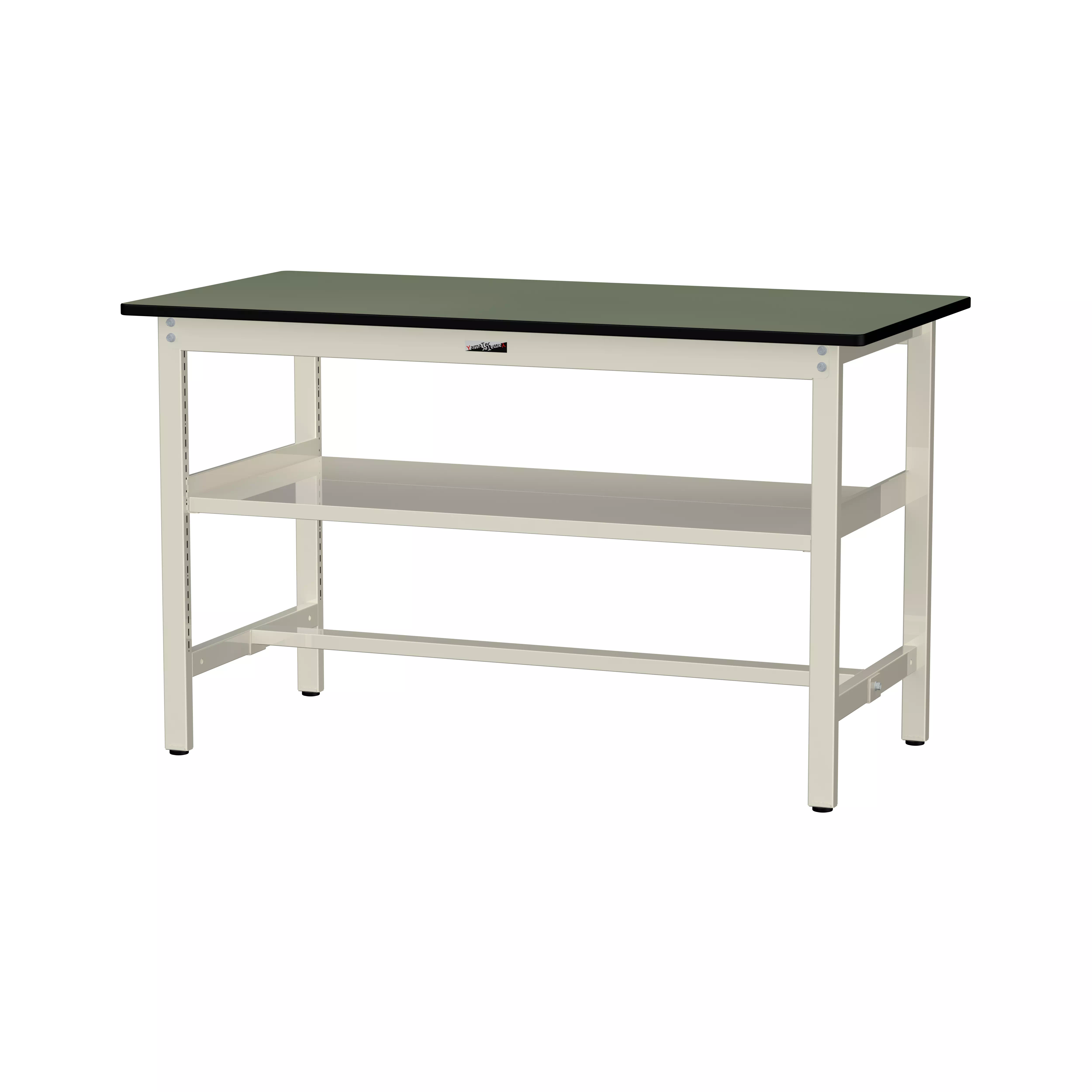 300シリーズ 固定式 中間棚付 H900mm(上段全面棚板)