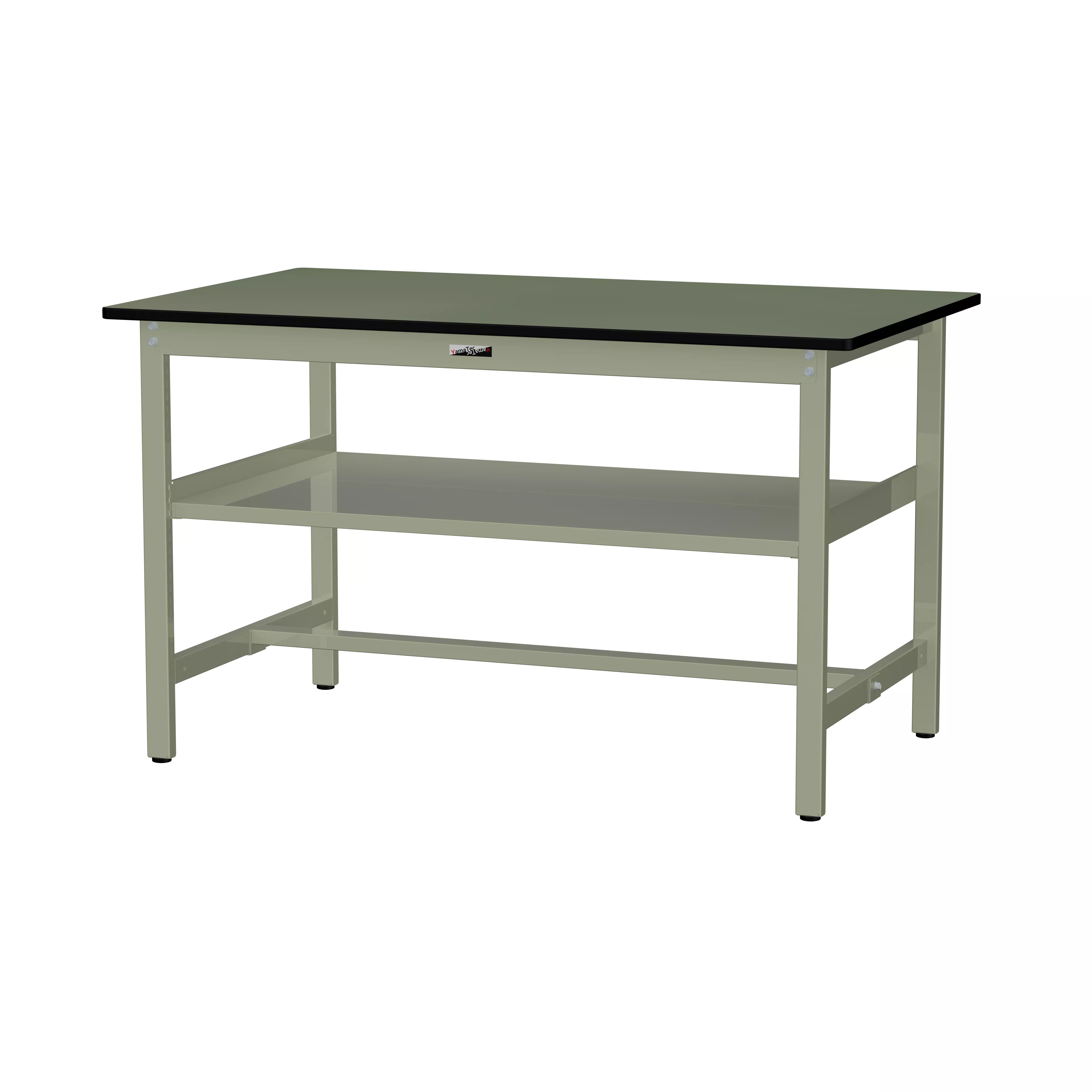 300シリーズ 固定式 中間棚付 H900mm（上段全面棚板）