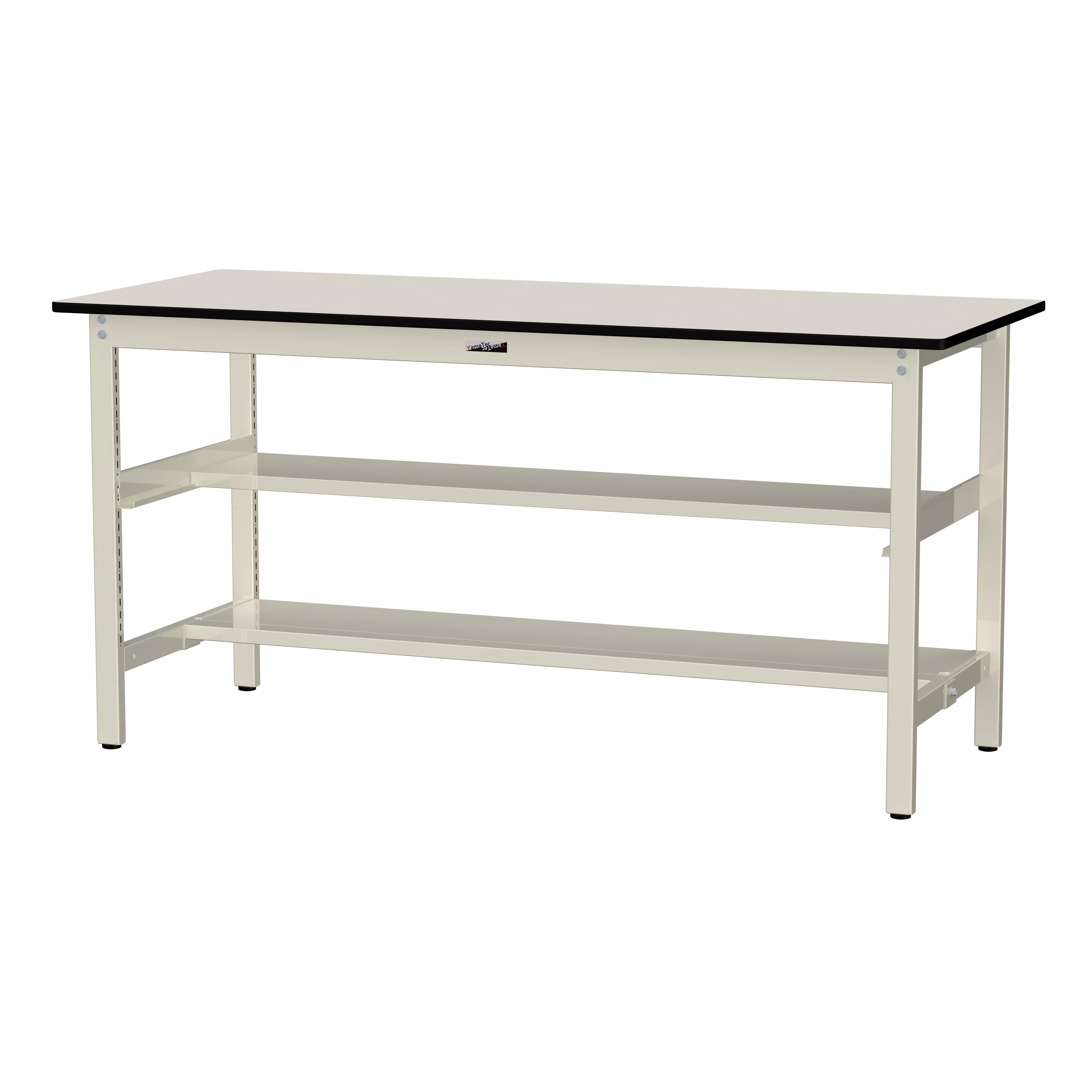 300シリーズ 固定式 中間棚付 H900mm(上下段半面棚板)