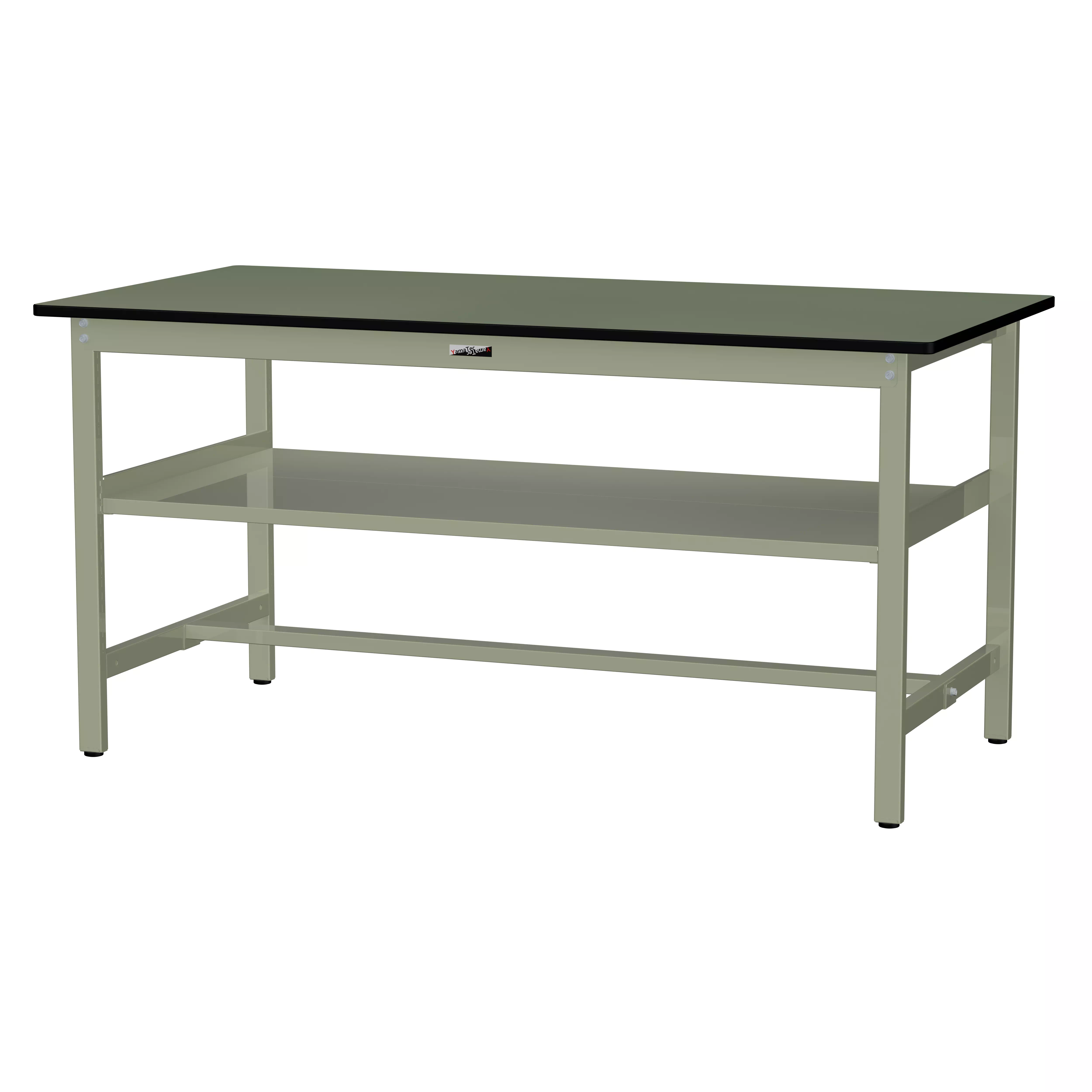 300シリーズ 固定式 中間棚付 H900mm（上段全面棚板）