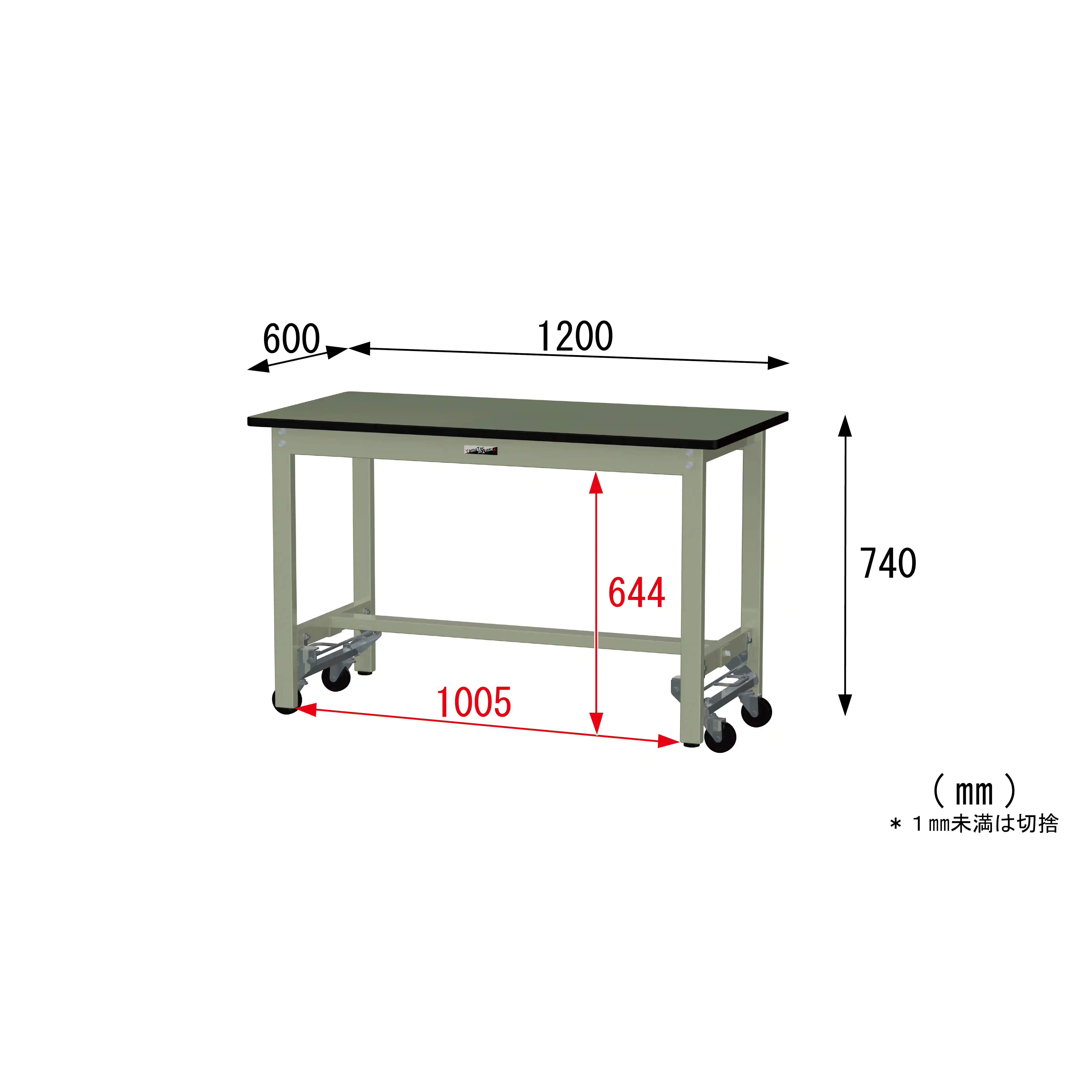 300シリーズ ワンタッチ移動タイプ H740mm