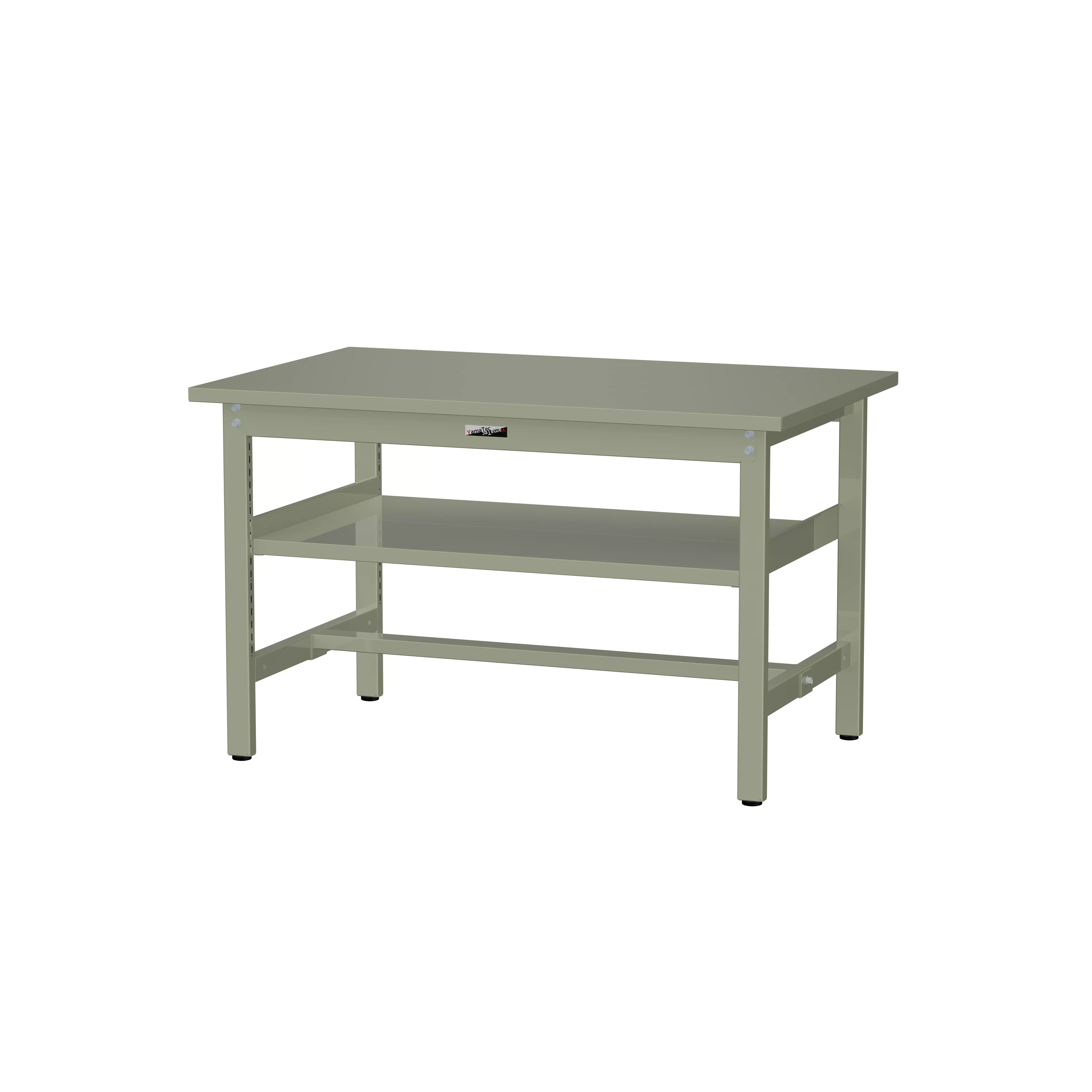 300シリーズ 固定式 中間棚付 H740mm(上段全面棚板)