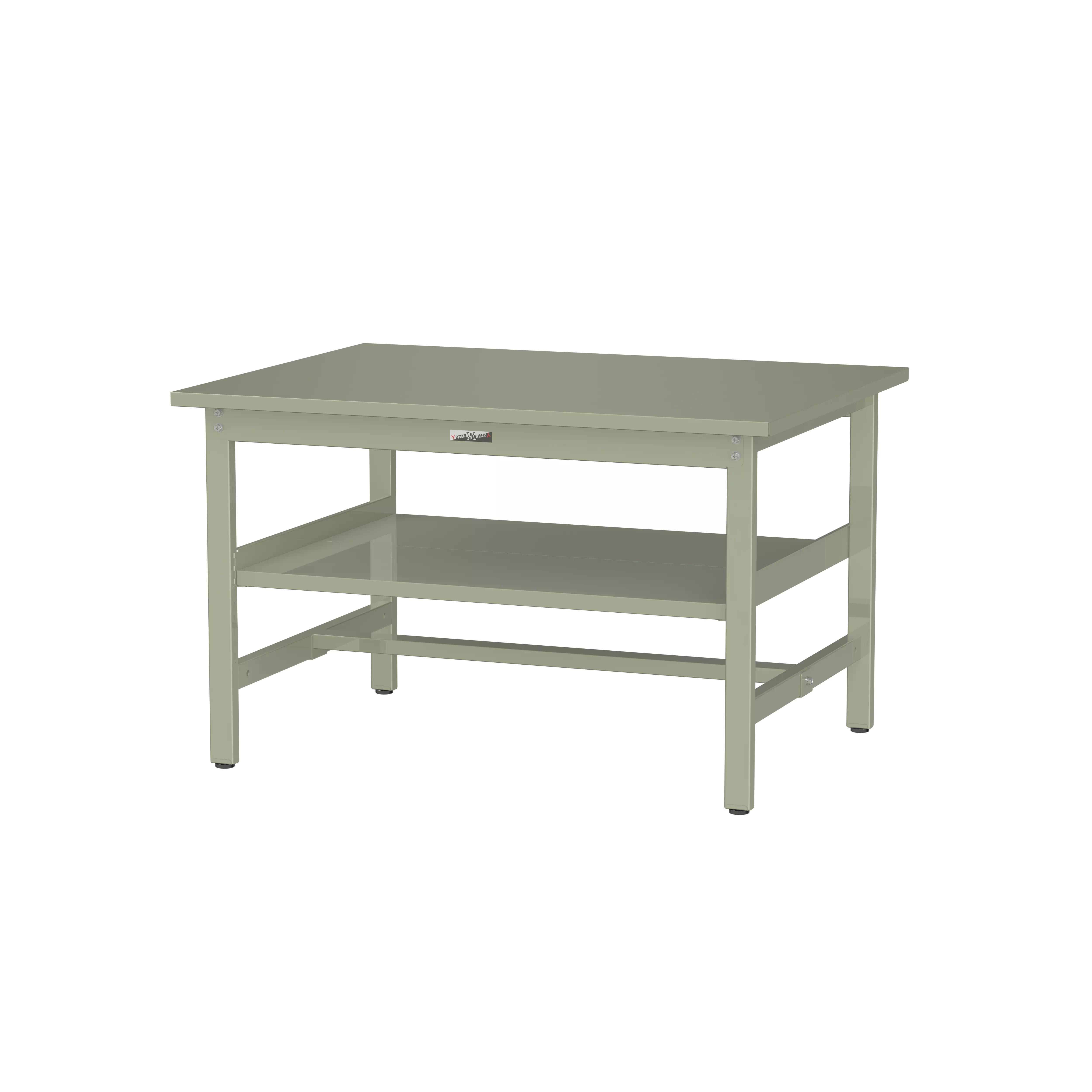 300シリーズ 固定式 中間棚付 H740mm（上段全面棚板）