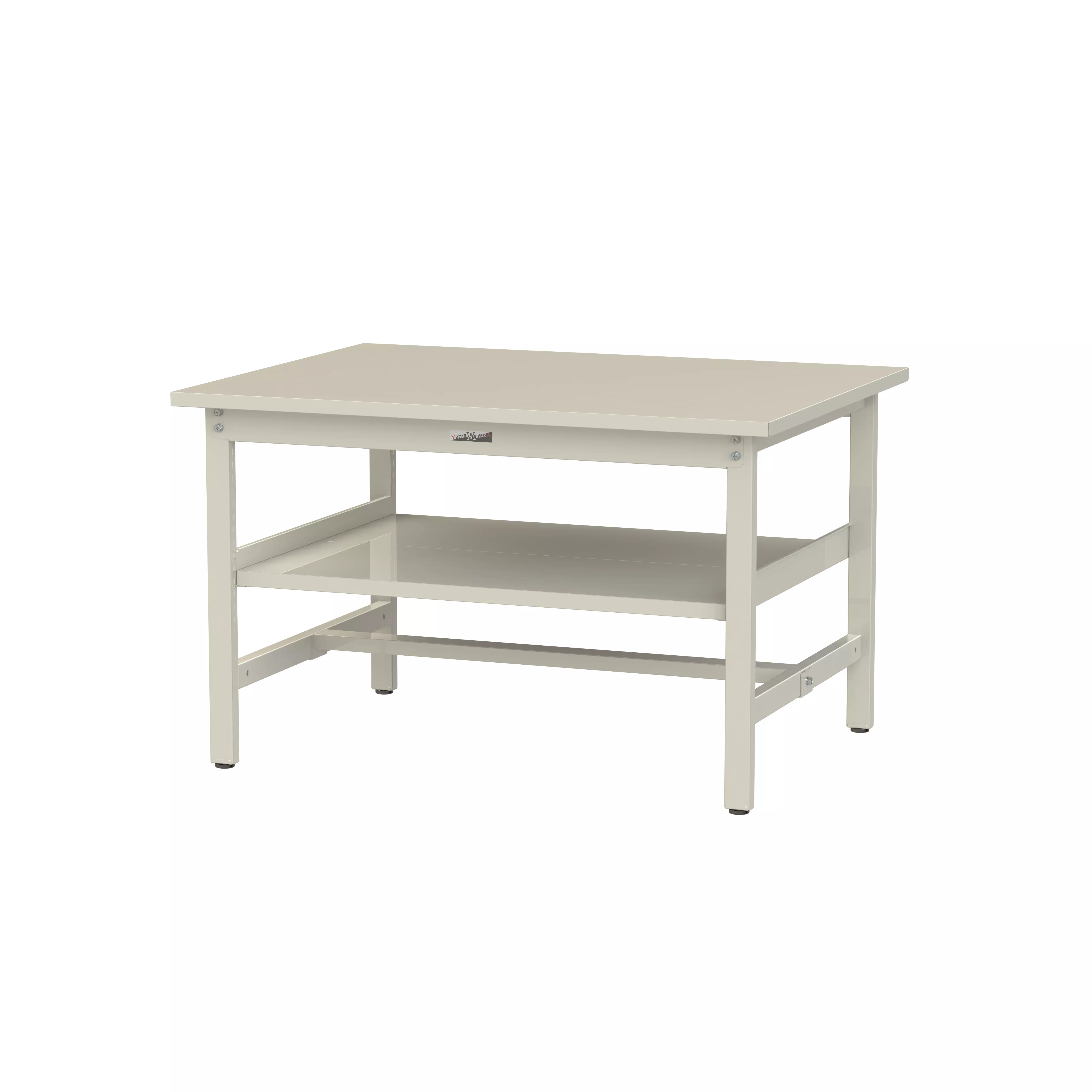 300シリーズ 固定式 中間棚付 H740mm（上段全面棚板）