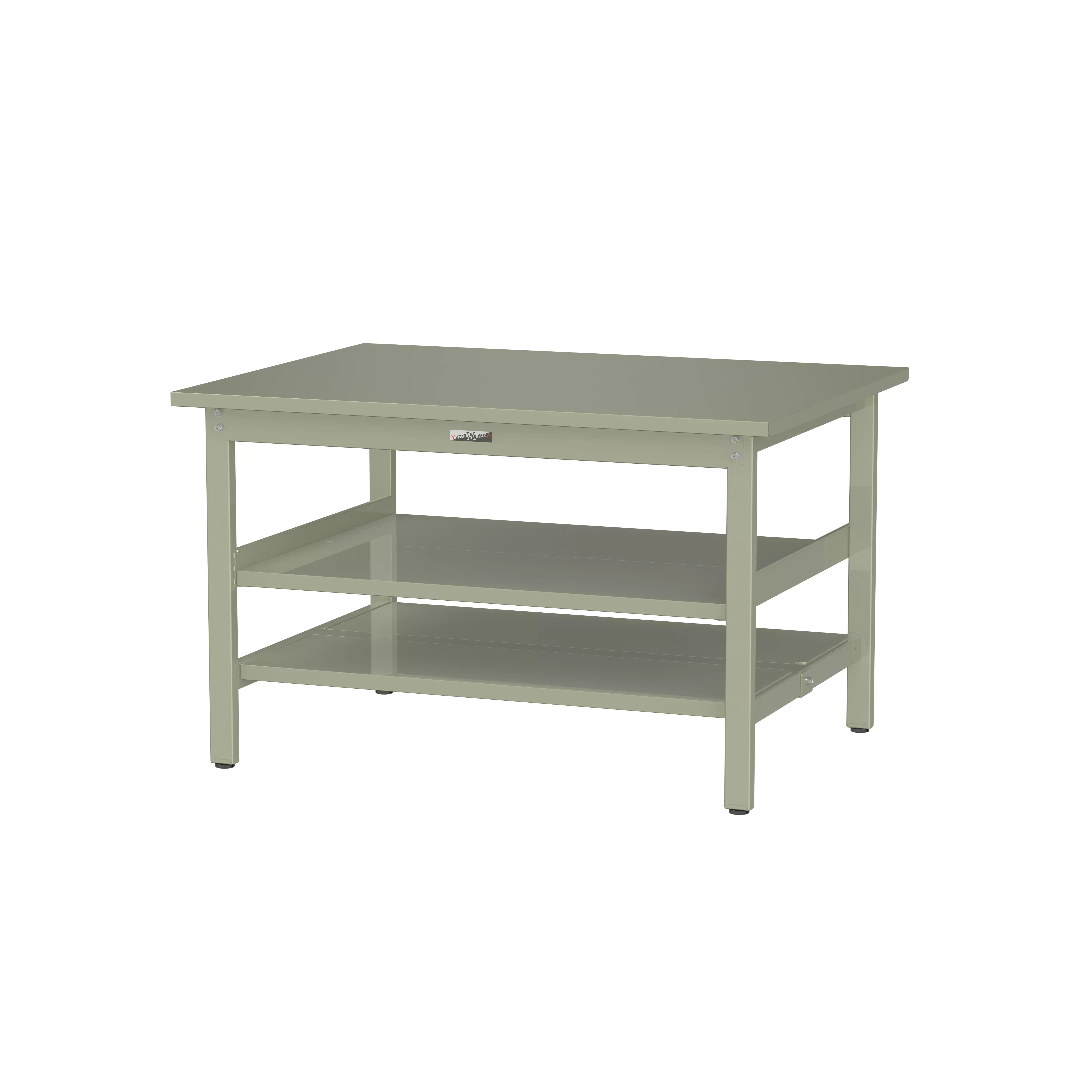 300シリーズ 固定式 中間棚付 H740mm（上下段全面棚板）