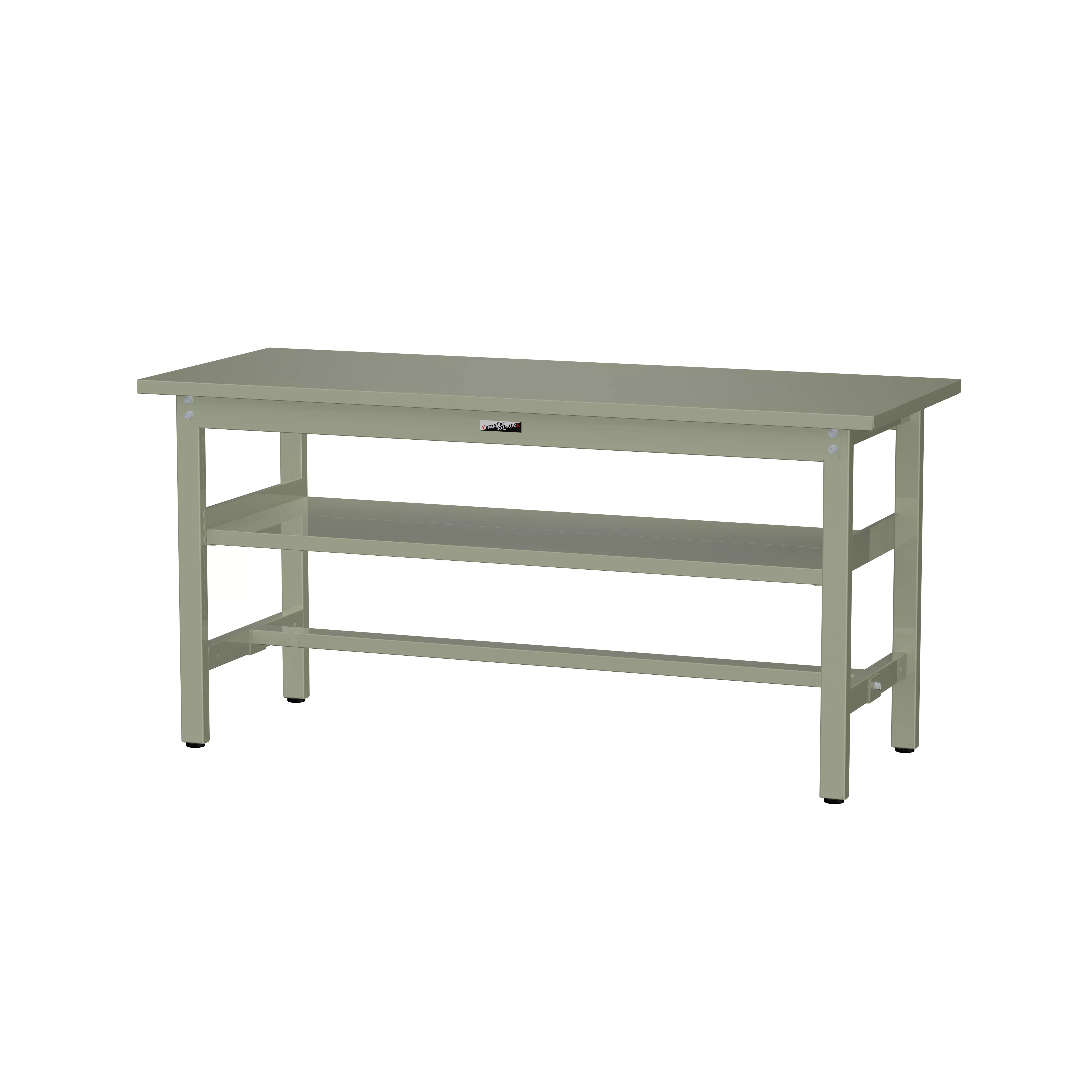 300シリーズ 固定式 中間棚付 H740mm（上段全面棚板）