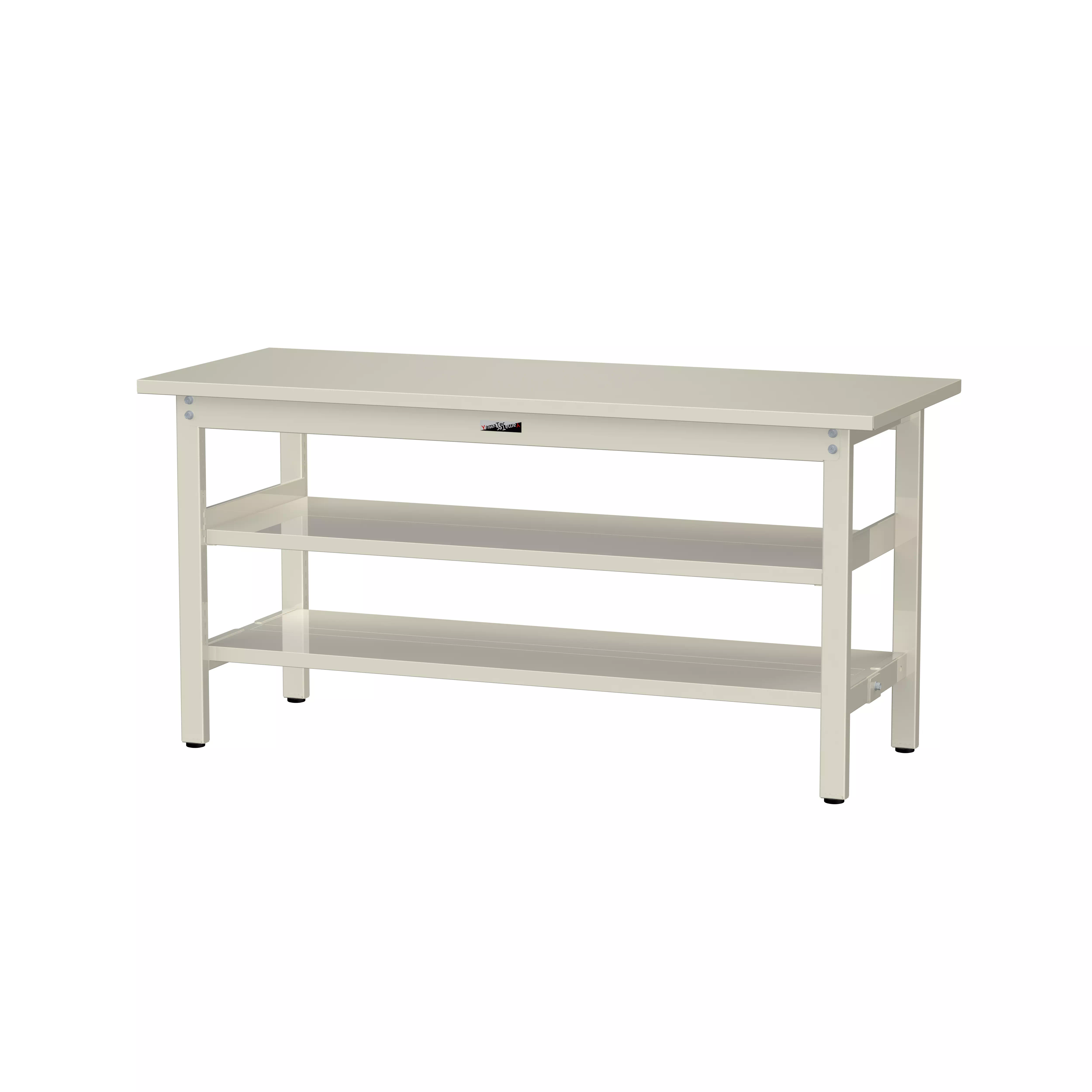 300シリーズ 固定式 中間棚付 H740mm（上下段全面棚板）