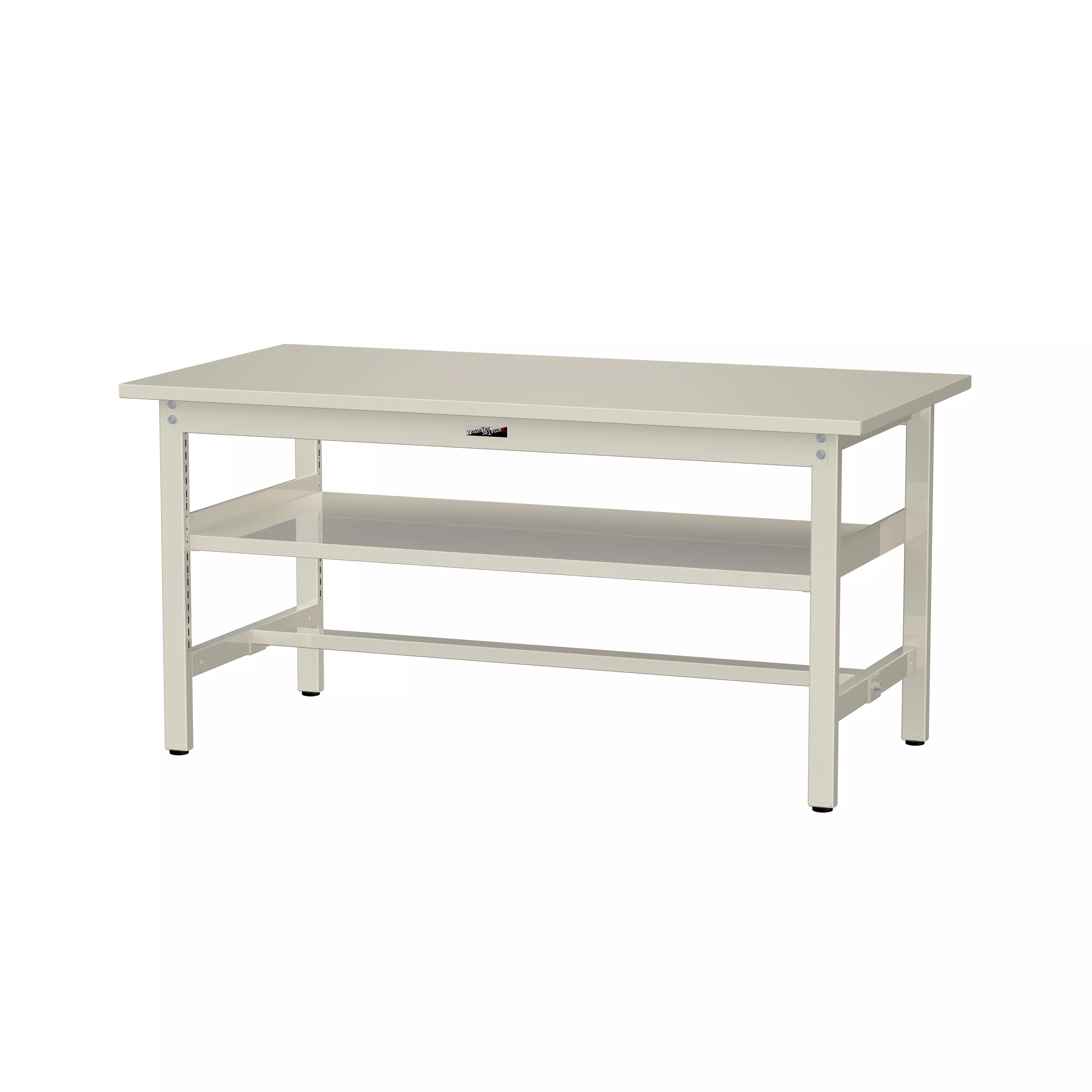 300シリーズ 固定式 中間棚付 H740mm(上段全面棚板)