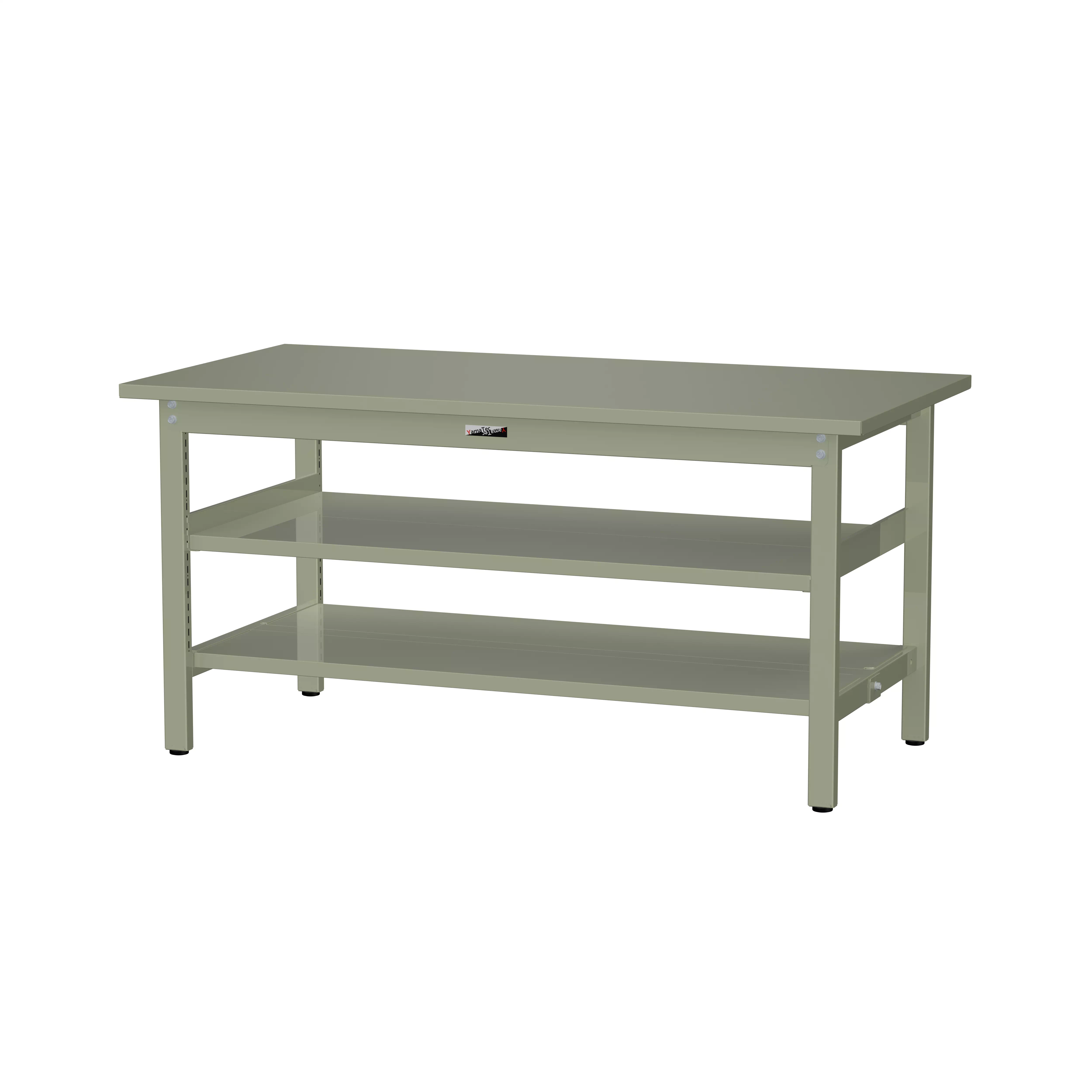 300シリーズ 固定式 中間棚付 H740mm(上下段全面棚板)