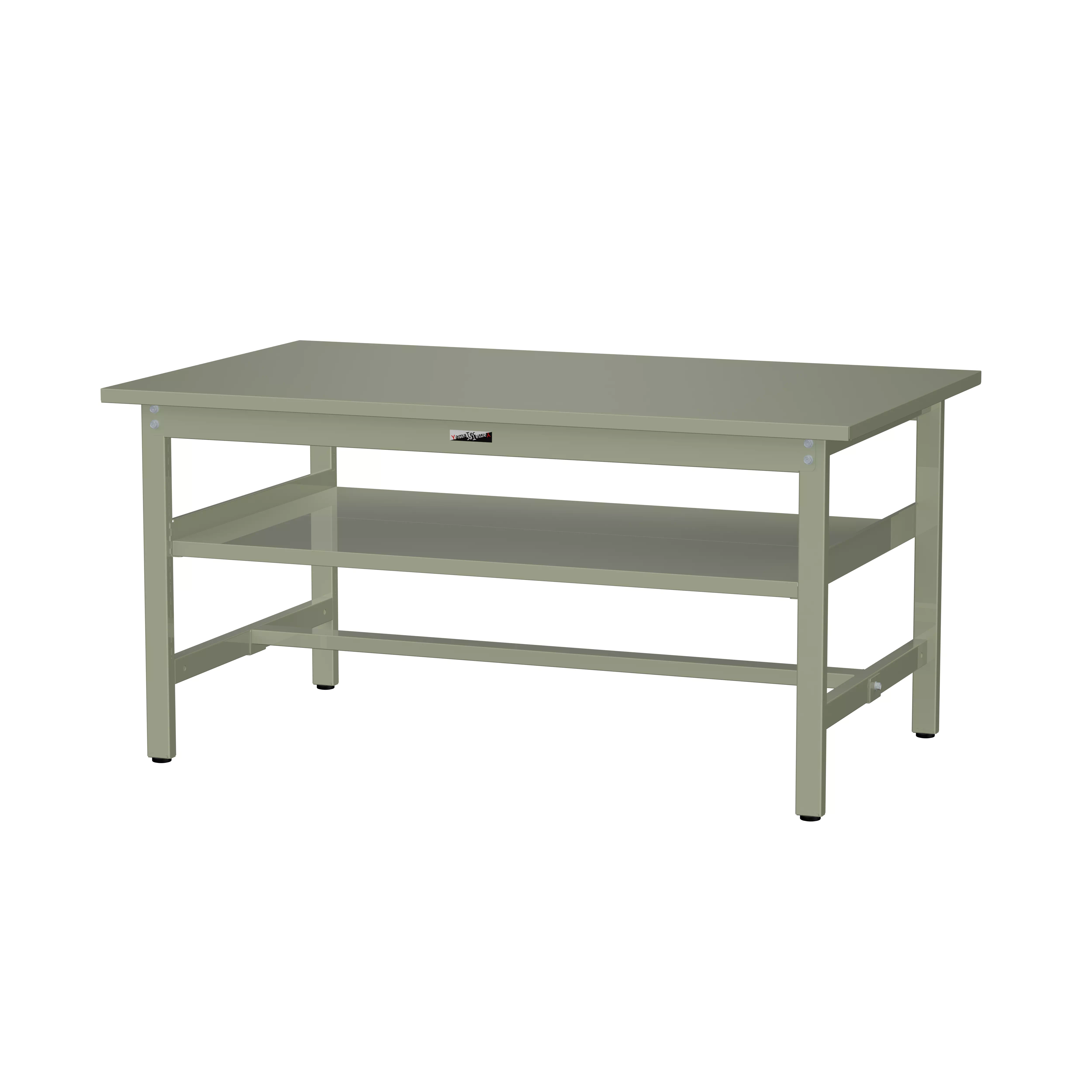 300シリーズ 固定式 中間棚付 H740mm（上段全面棚板）