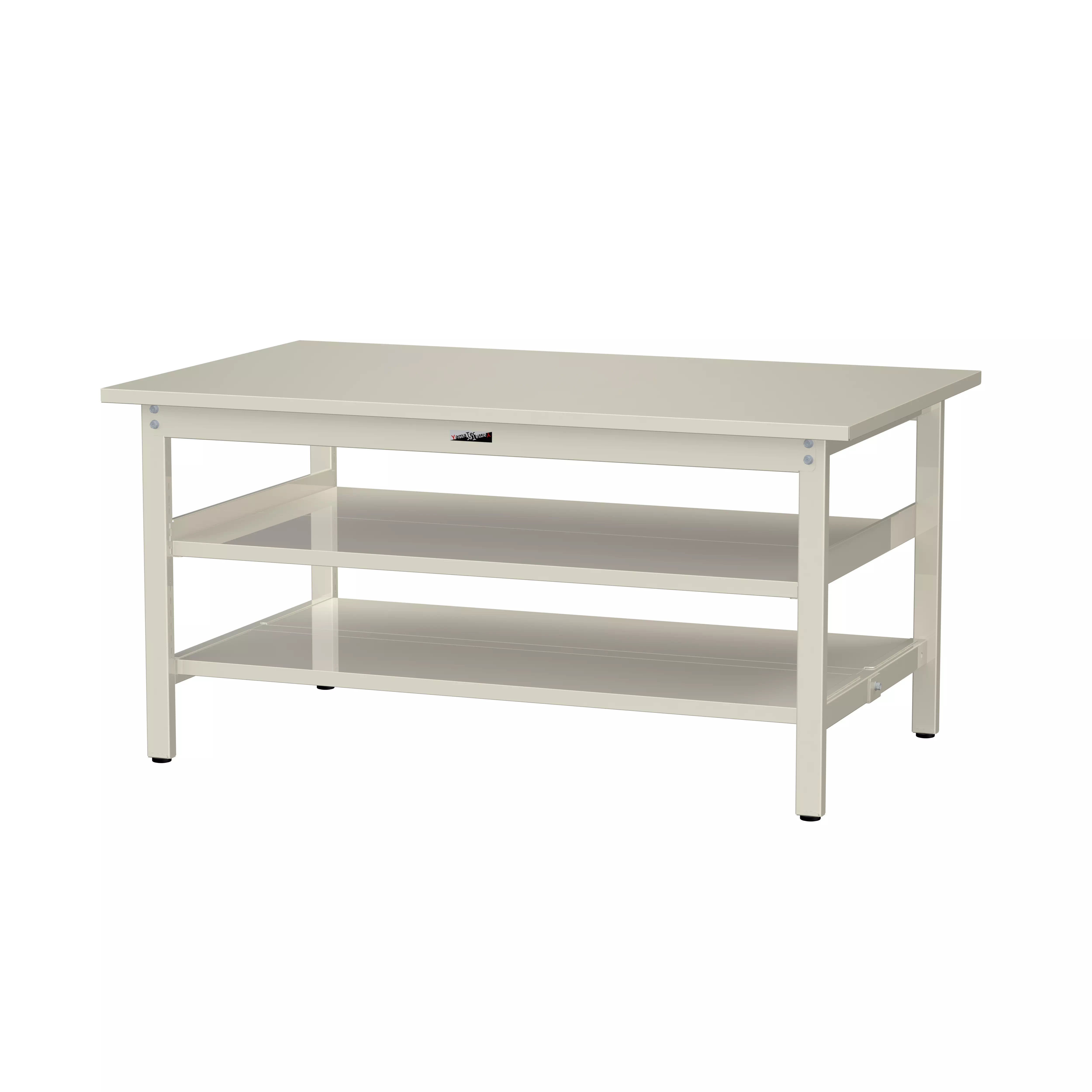 300シリーズ 固定式 中間棚付 H740mm（上下段全面棚板）