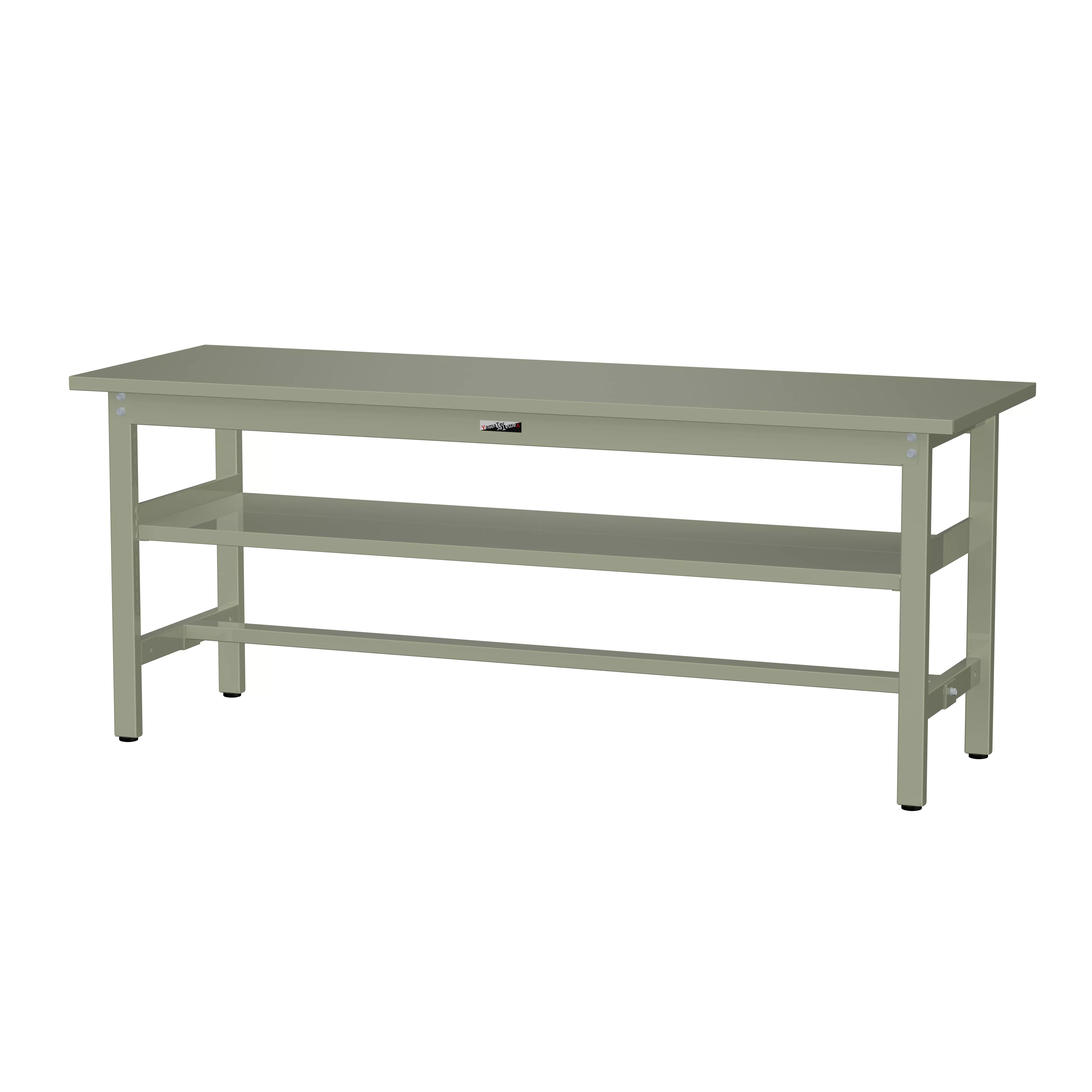 300シリーズ 固定式 中間棚付 H740mm(上段全面棚板)