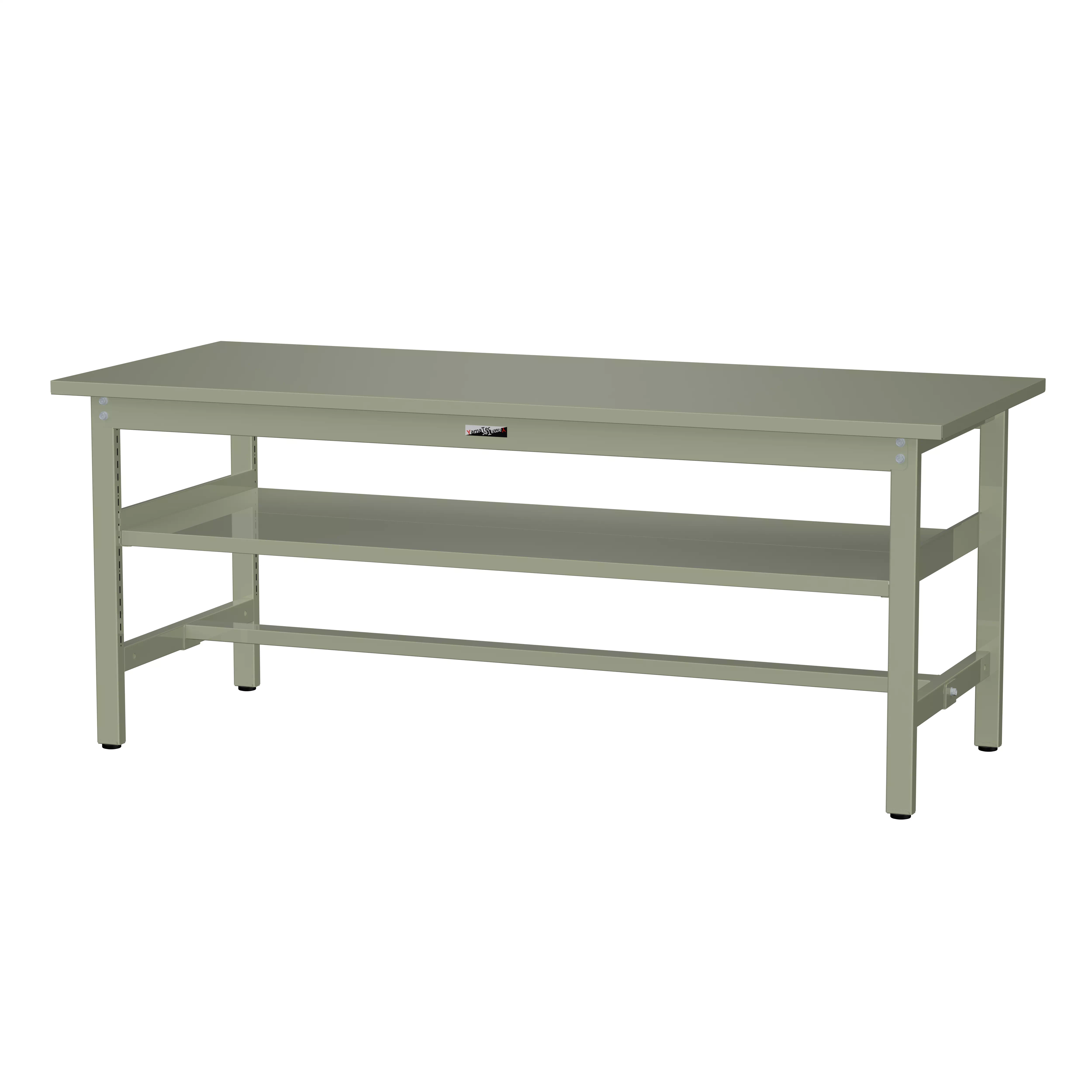 300シリーズ 固定式 中間棚付 H740mm（上段全面棚板）