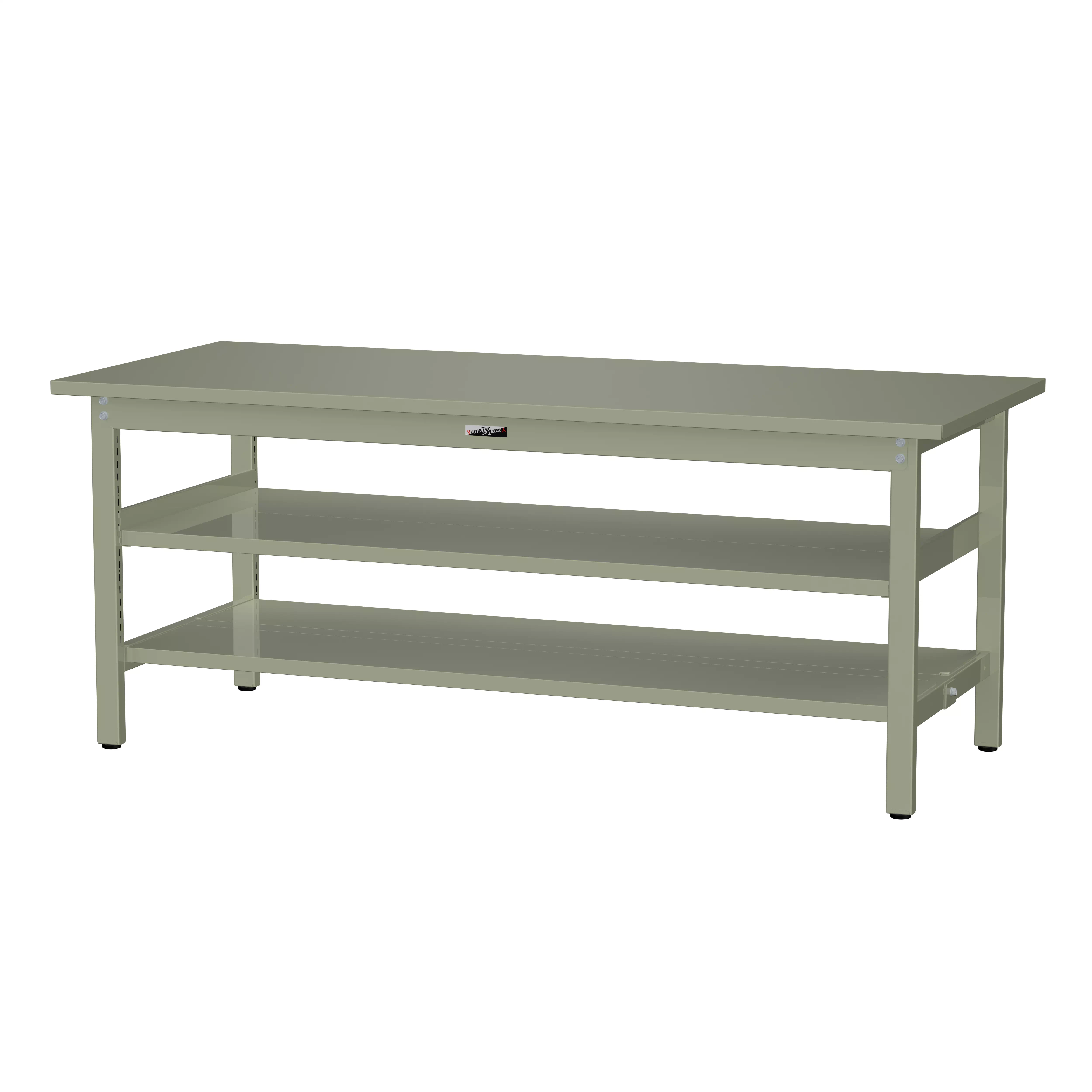 300シリーズ 固定式 中間棚付 H740mm(上下段全面棚板)