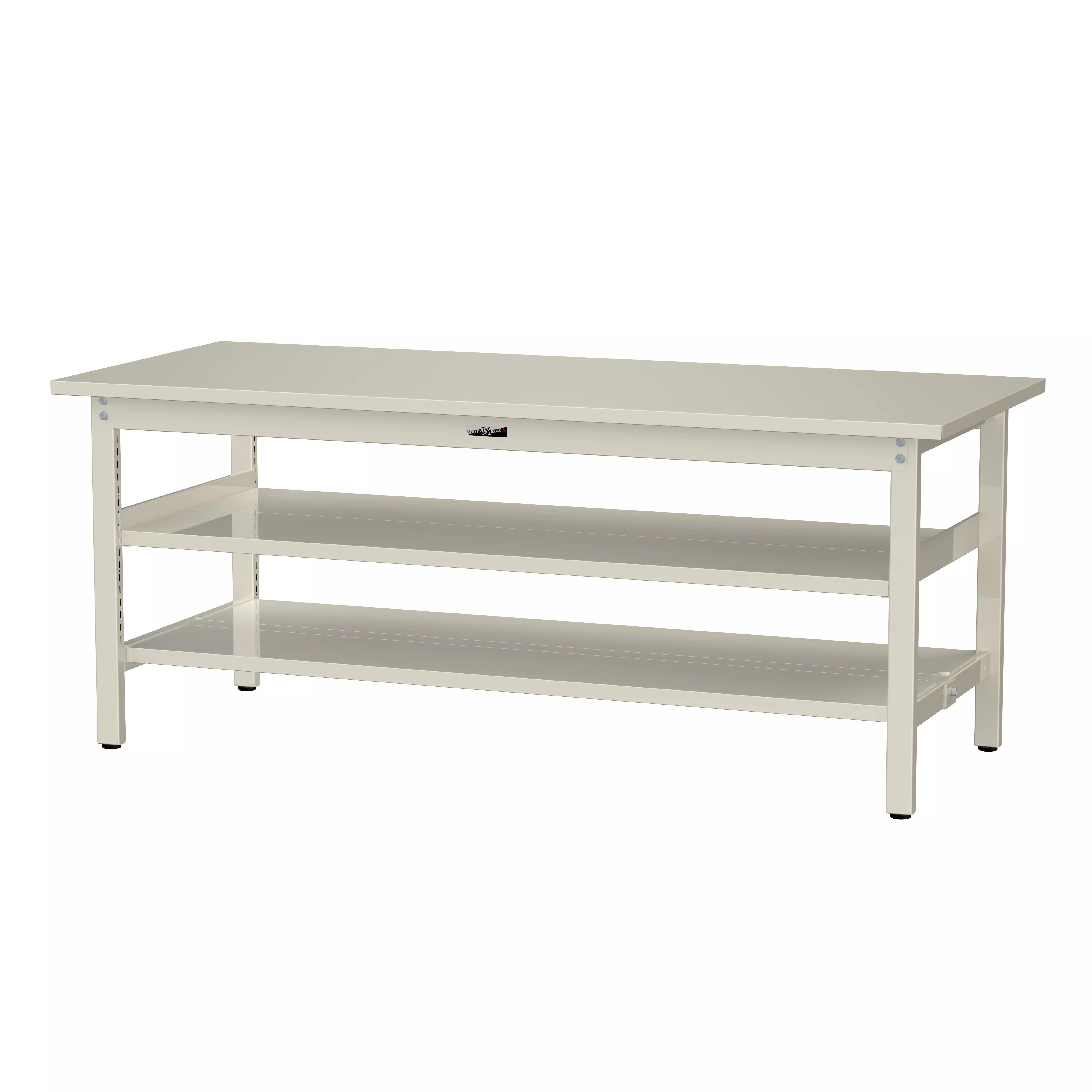 300シリーズ 固定式 中間棚付 H740mm(上下段全面棚板)