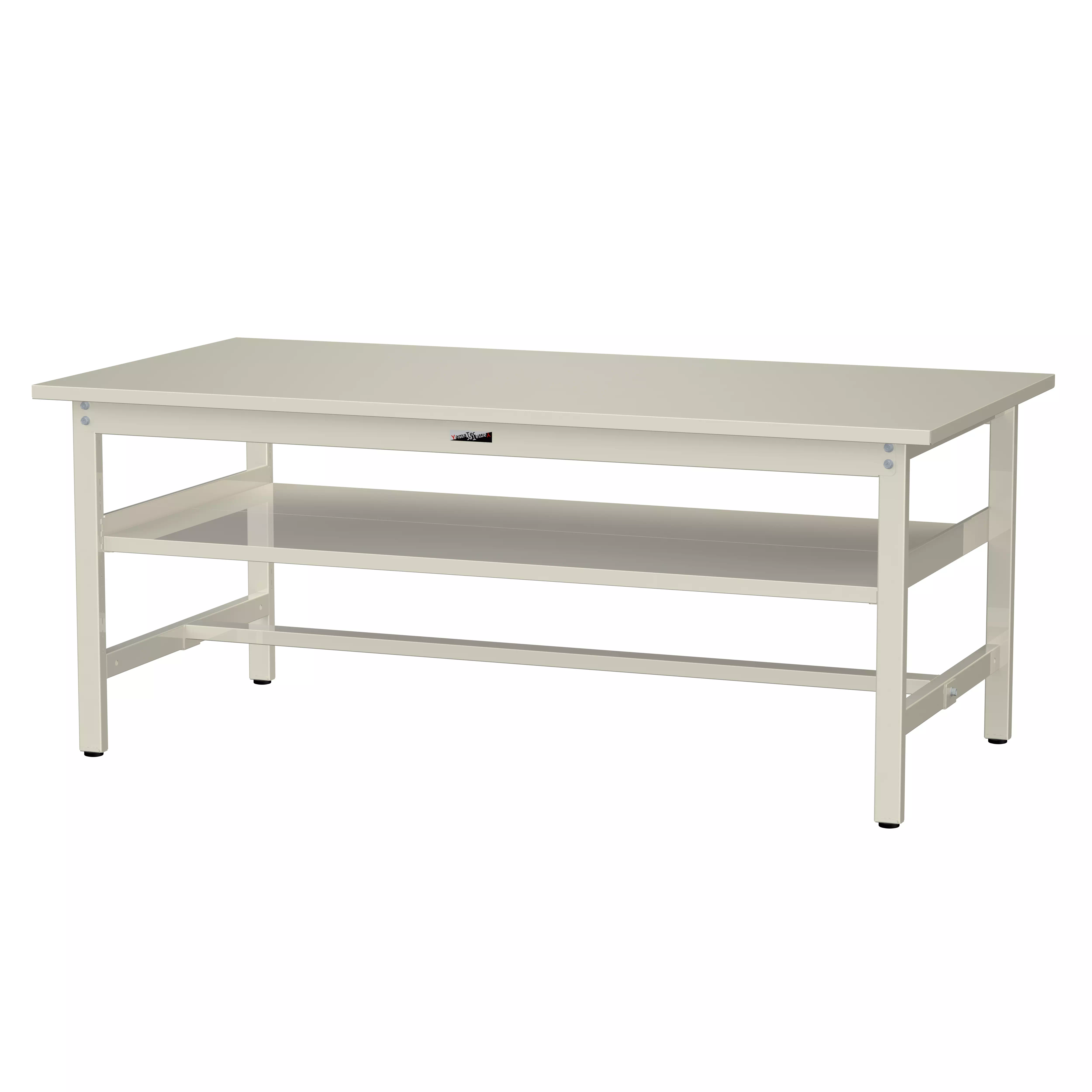 300シリーズ 固定式 中間棚付 H740mm(上段全面棚板)