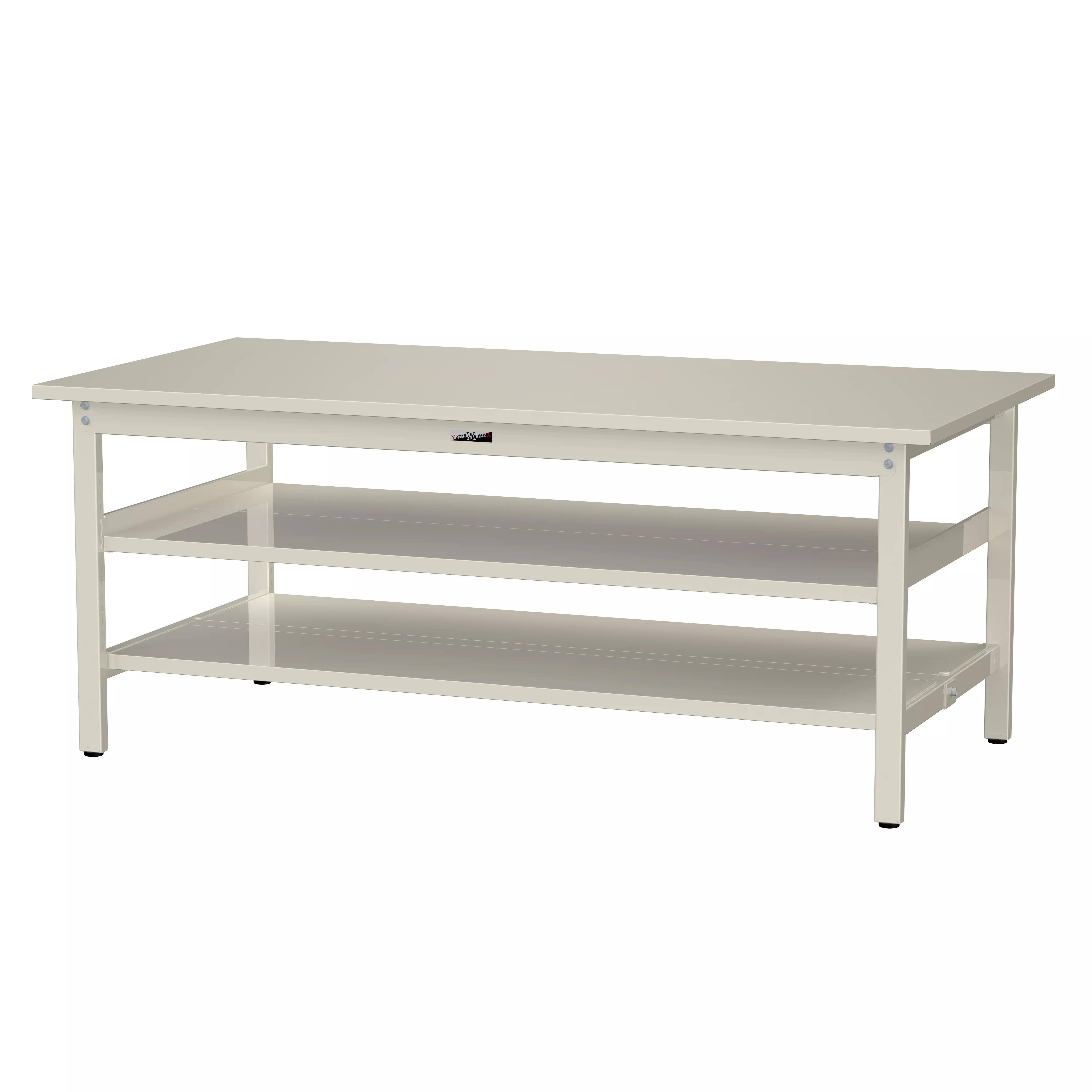 300シリーズ 固定式 中間棚付 H740mm（上下段全面棚板）