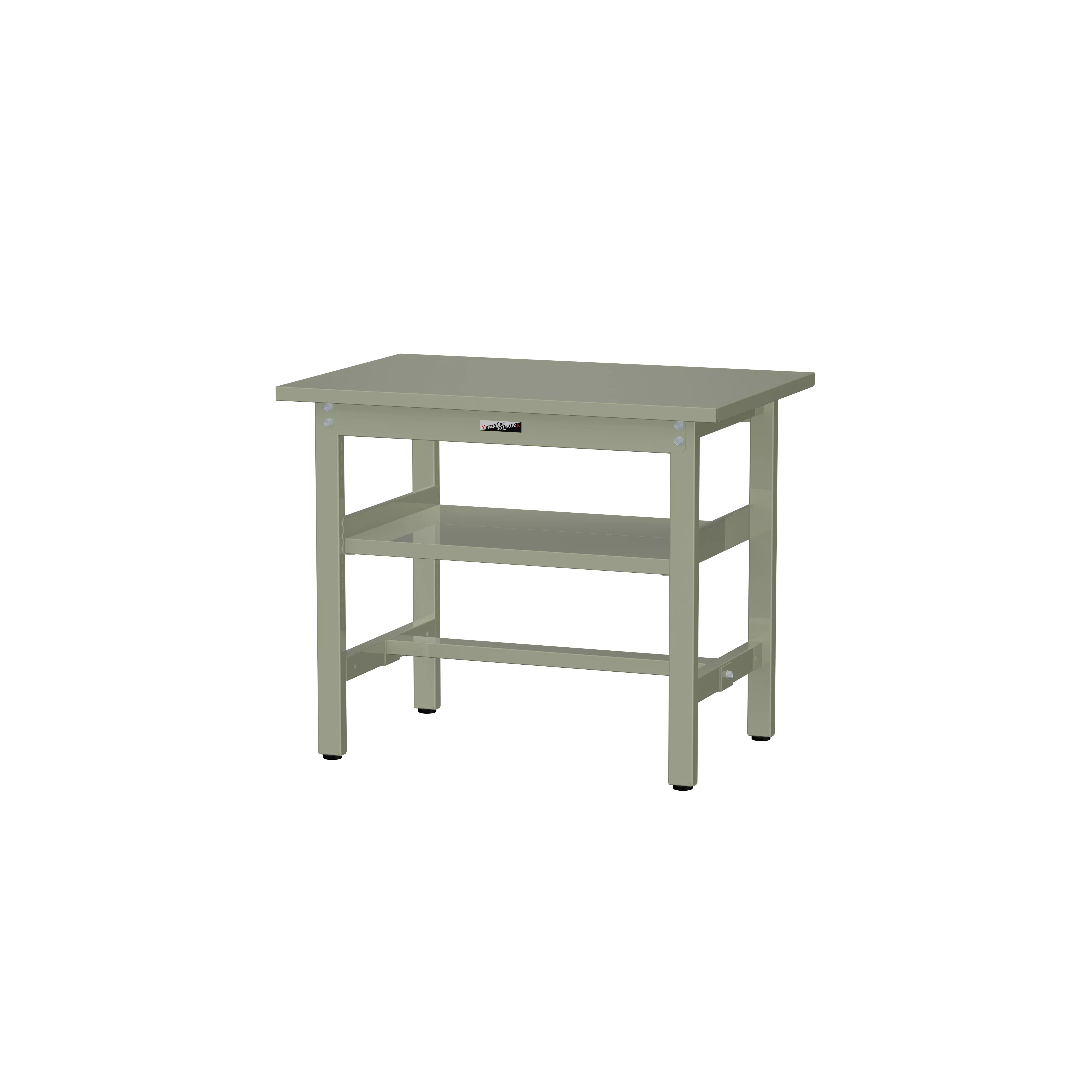 300シリーズ 固定式 中間棚付 H740mm（上段全面棚板）