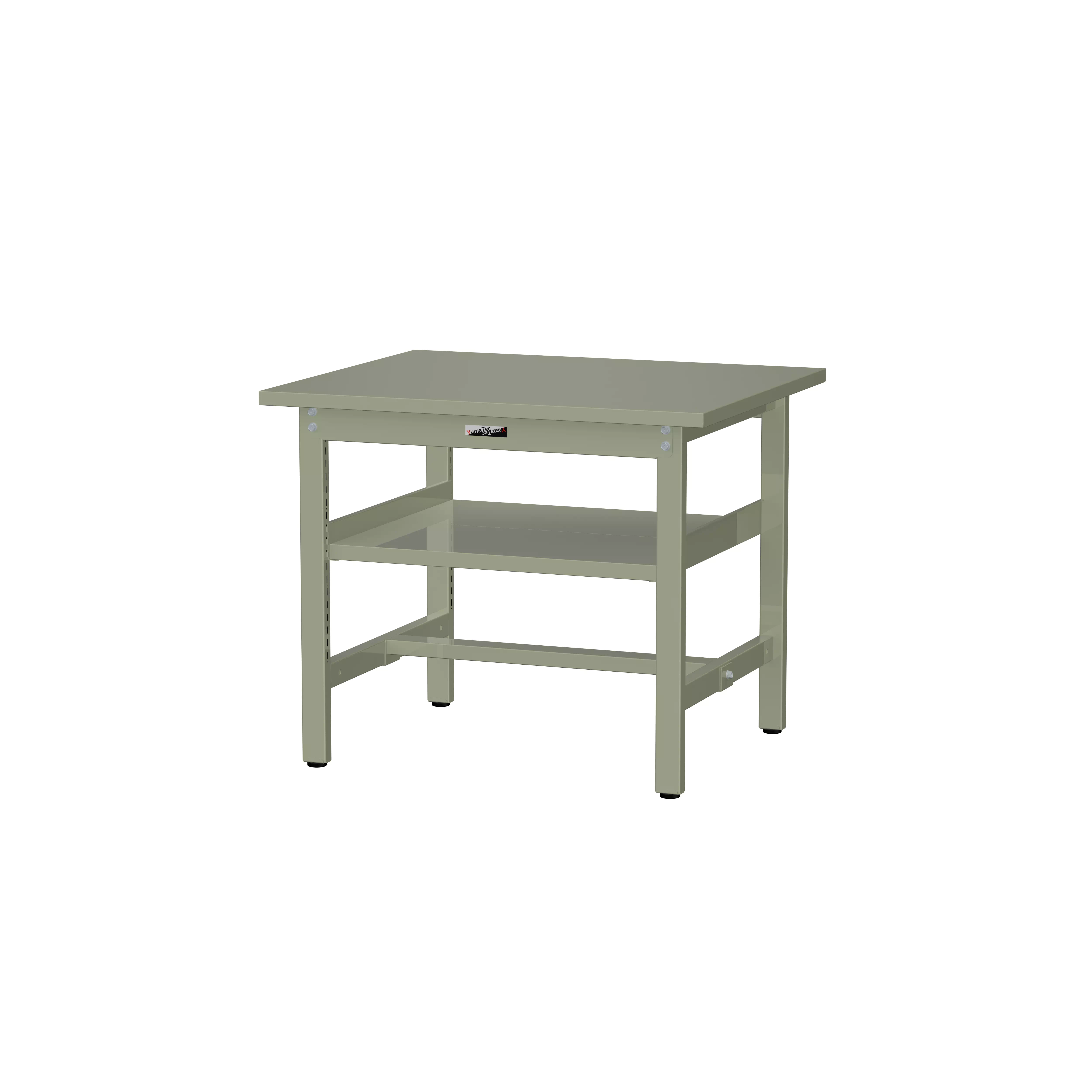 300シリーズ 固定式 中間棚付 H740mm（上段全面棚板）