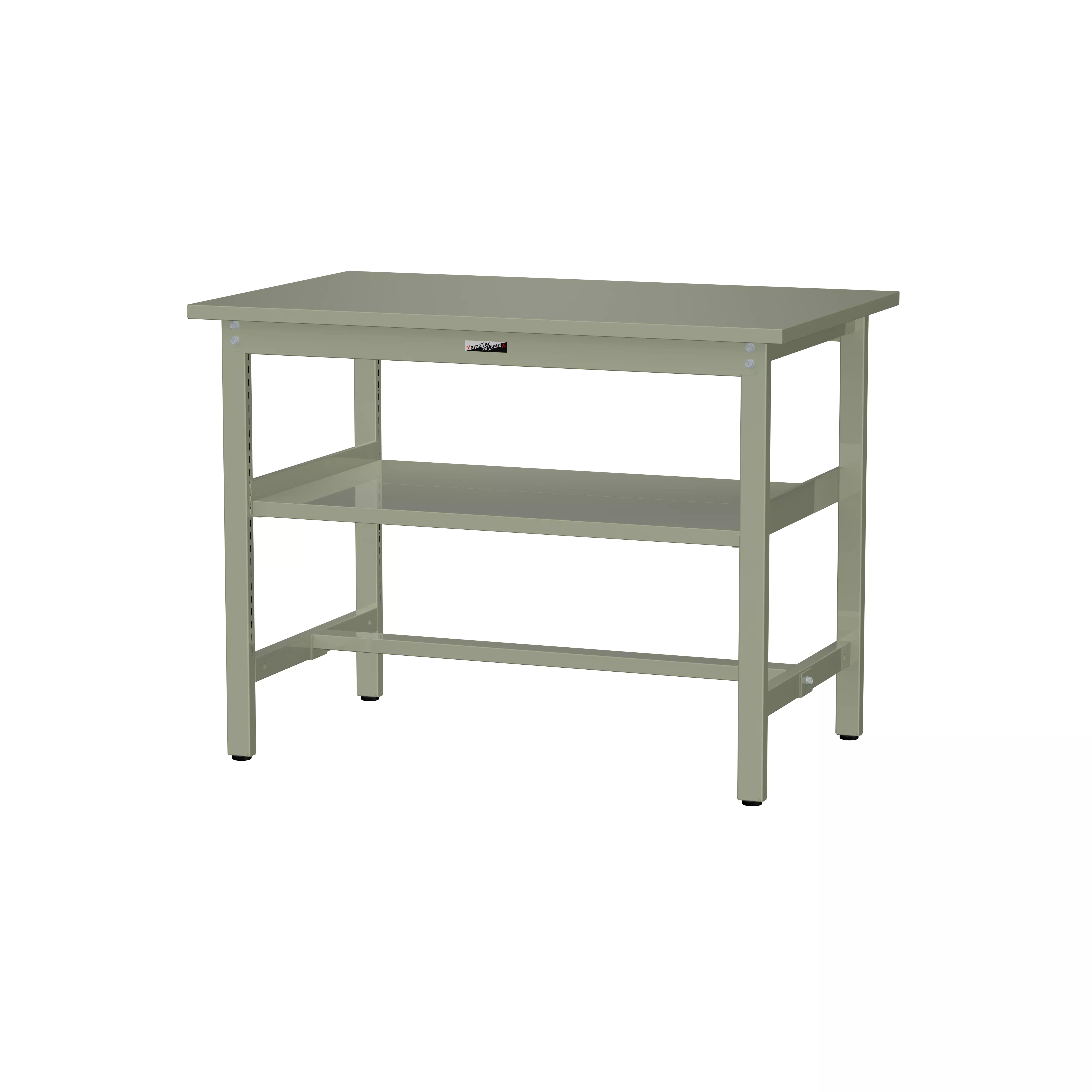 300シリーズ 固定式 中間棚付 H900mm(上段全面棚板)