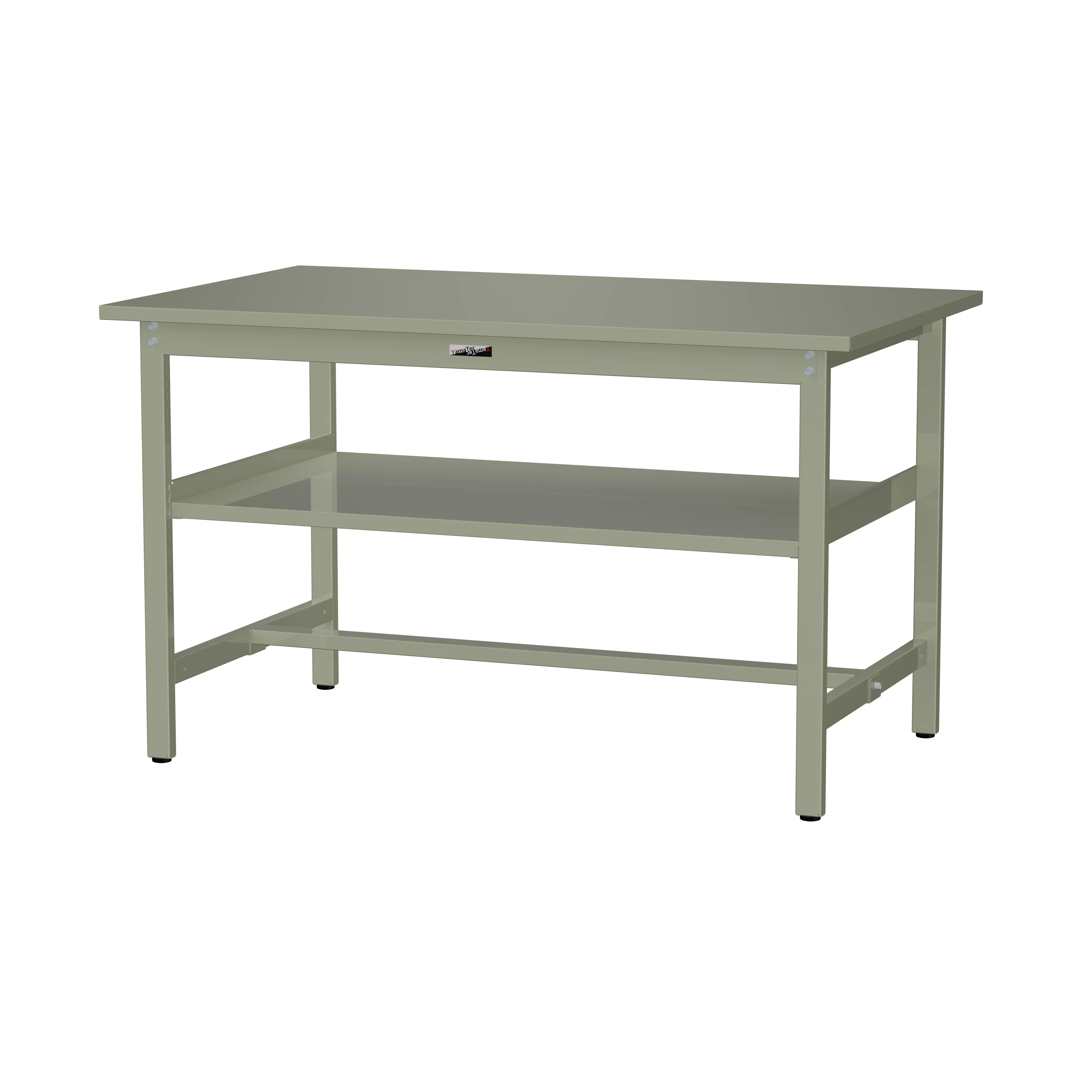 300シリーズ 固定式 中間棚付 H900mm(上段全面棚板)