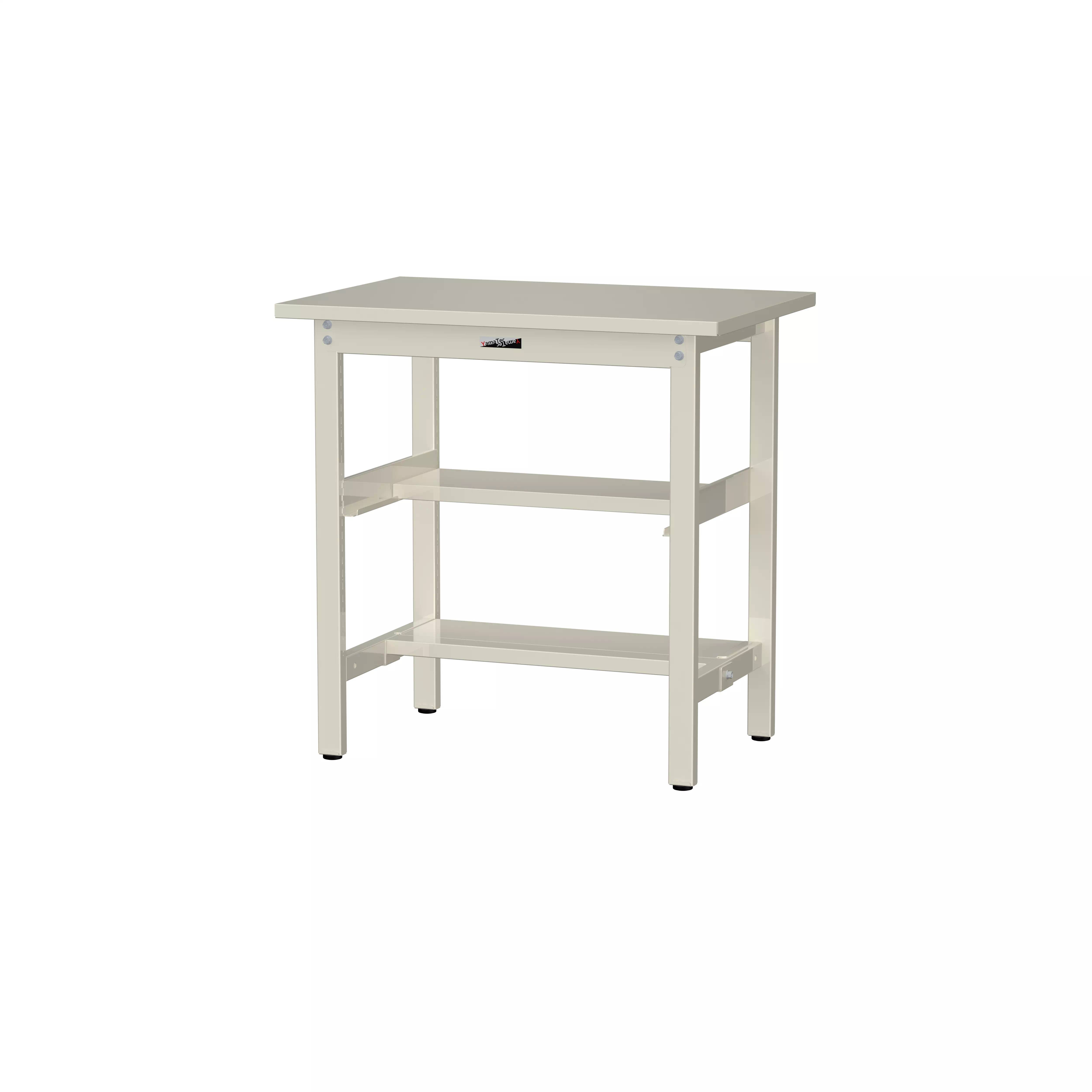 300シリーズ 固定式 中間棚付 H900mm(上下段半面棚板)