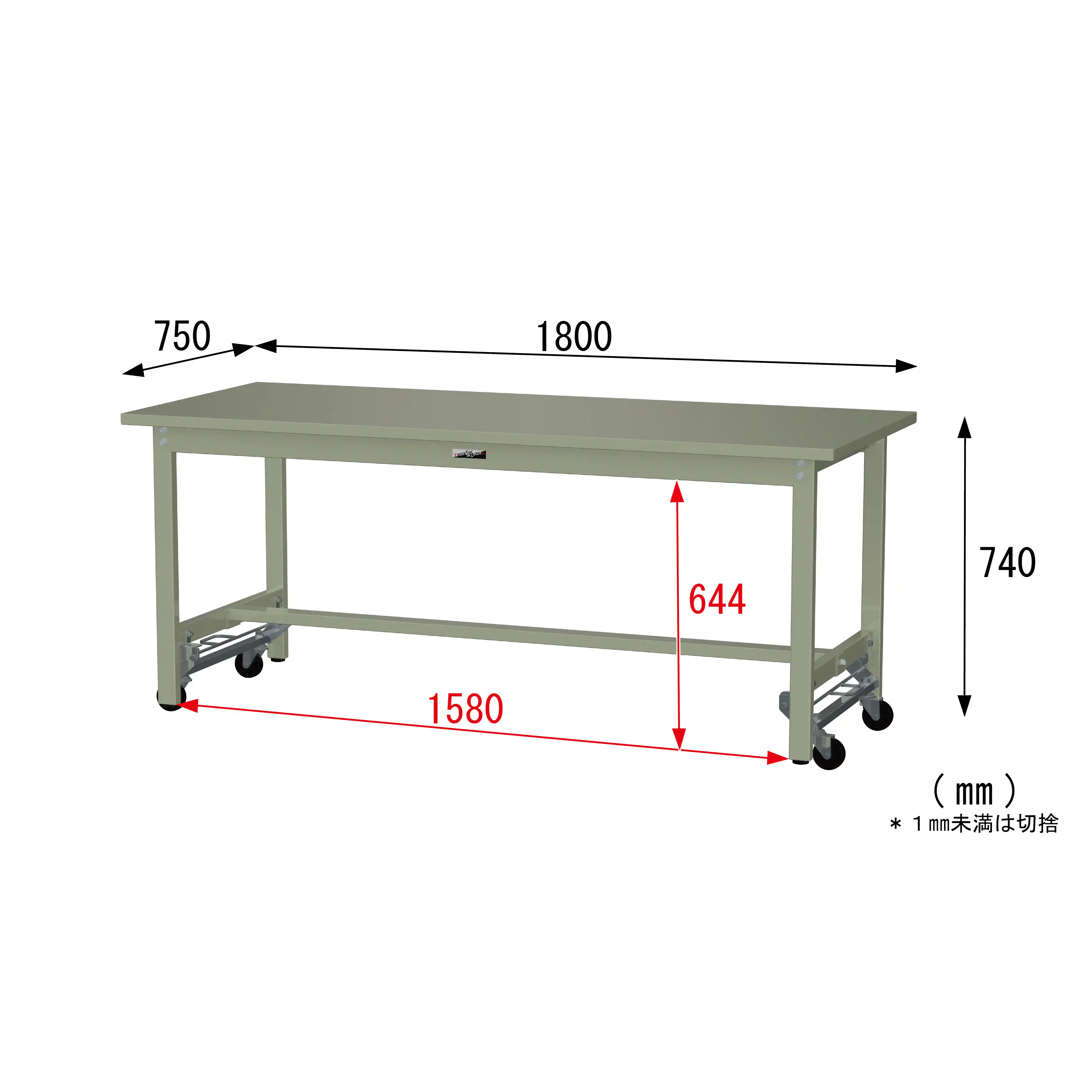 300シリーズ ワンタッチ移動タイプ H740mm
