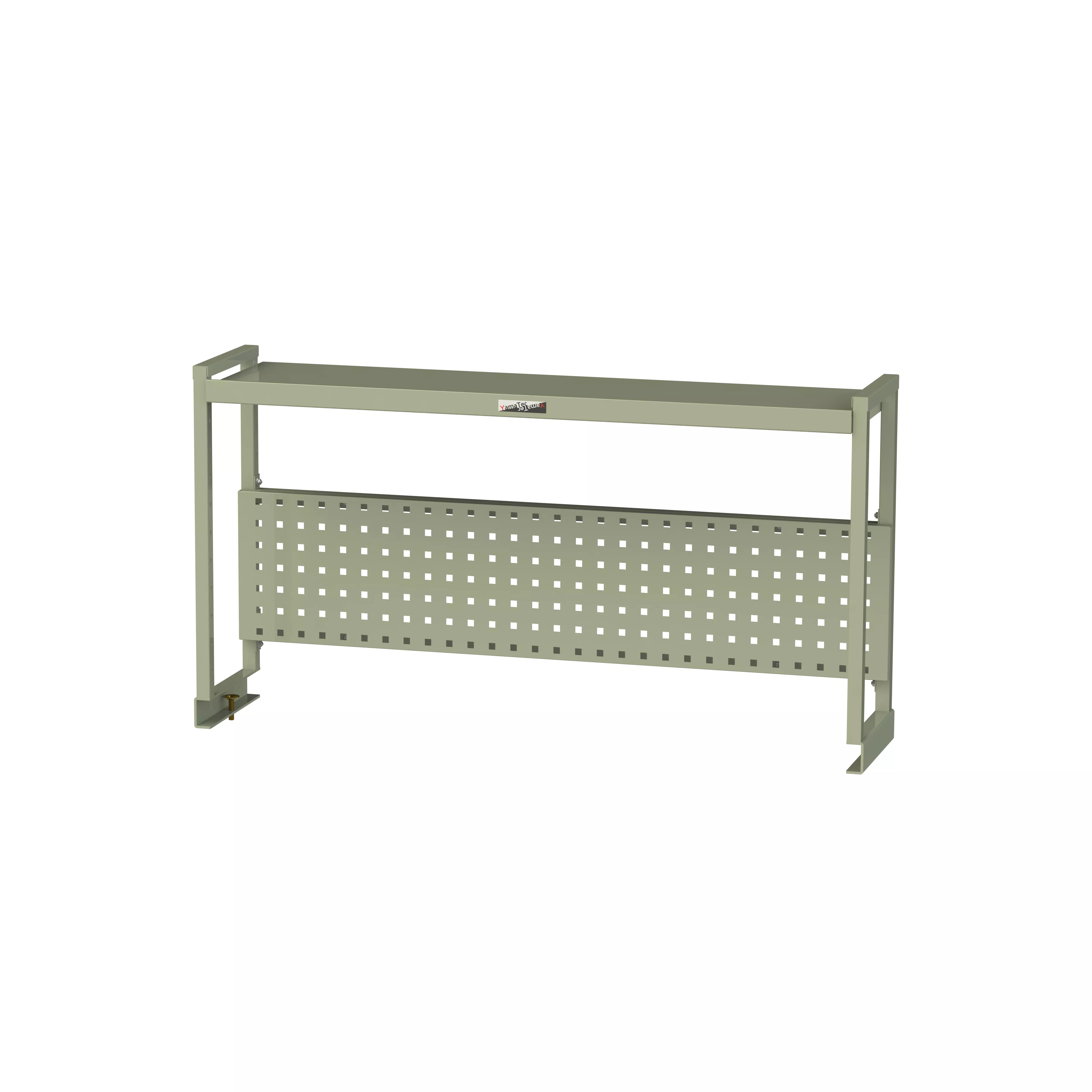 ワークテーブル架台 棚板1段+パンチングパネルタイプ