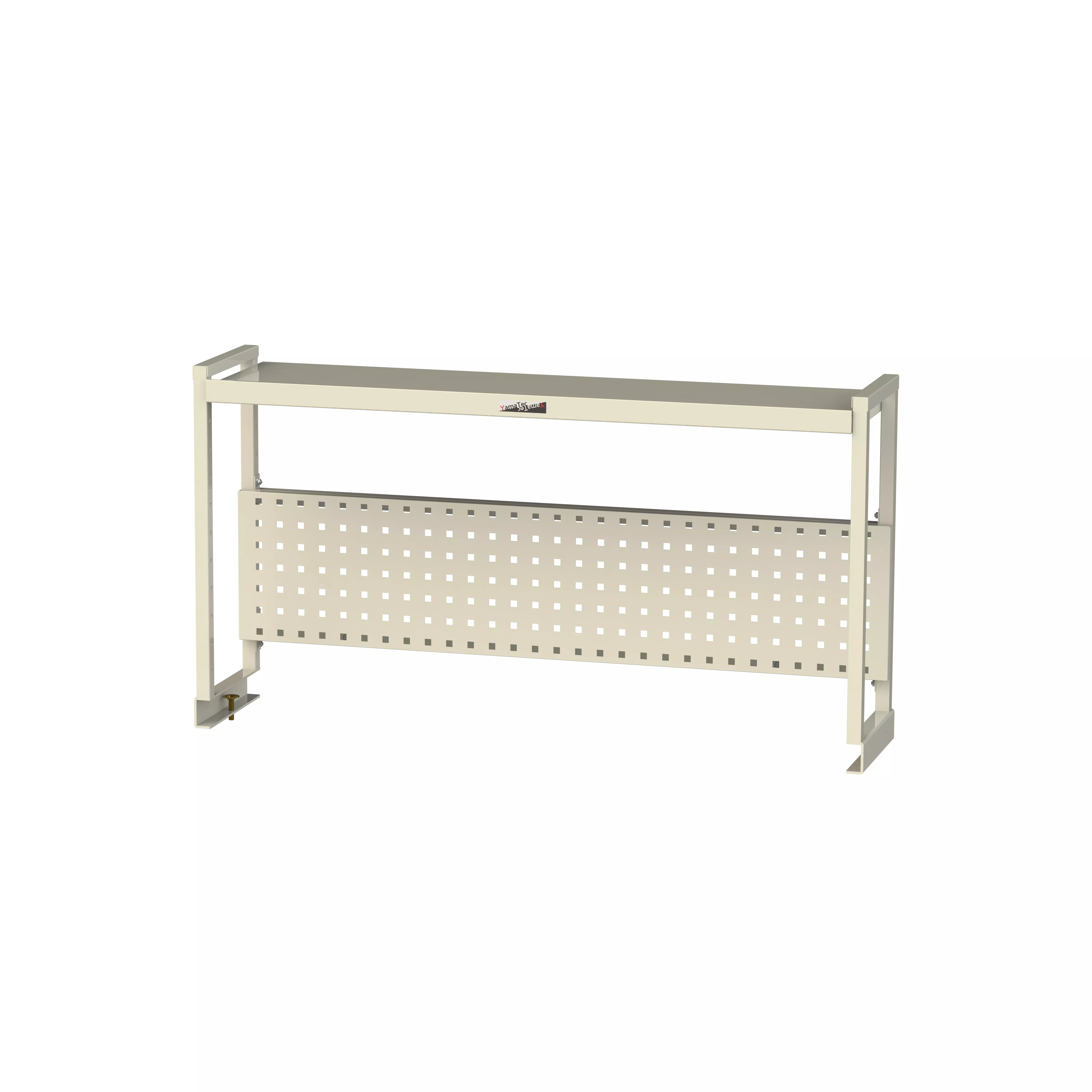 ワークテーブル架台 棚板1段+パンチングパネルタイプ