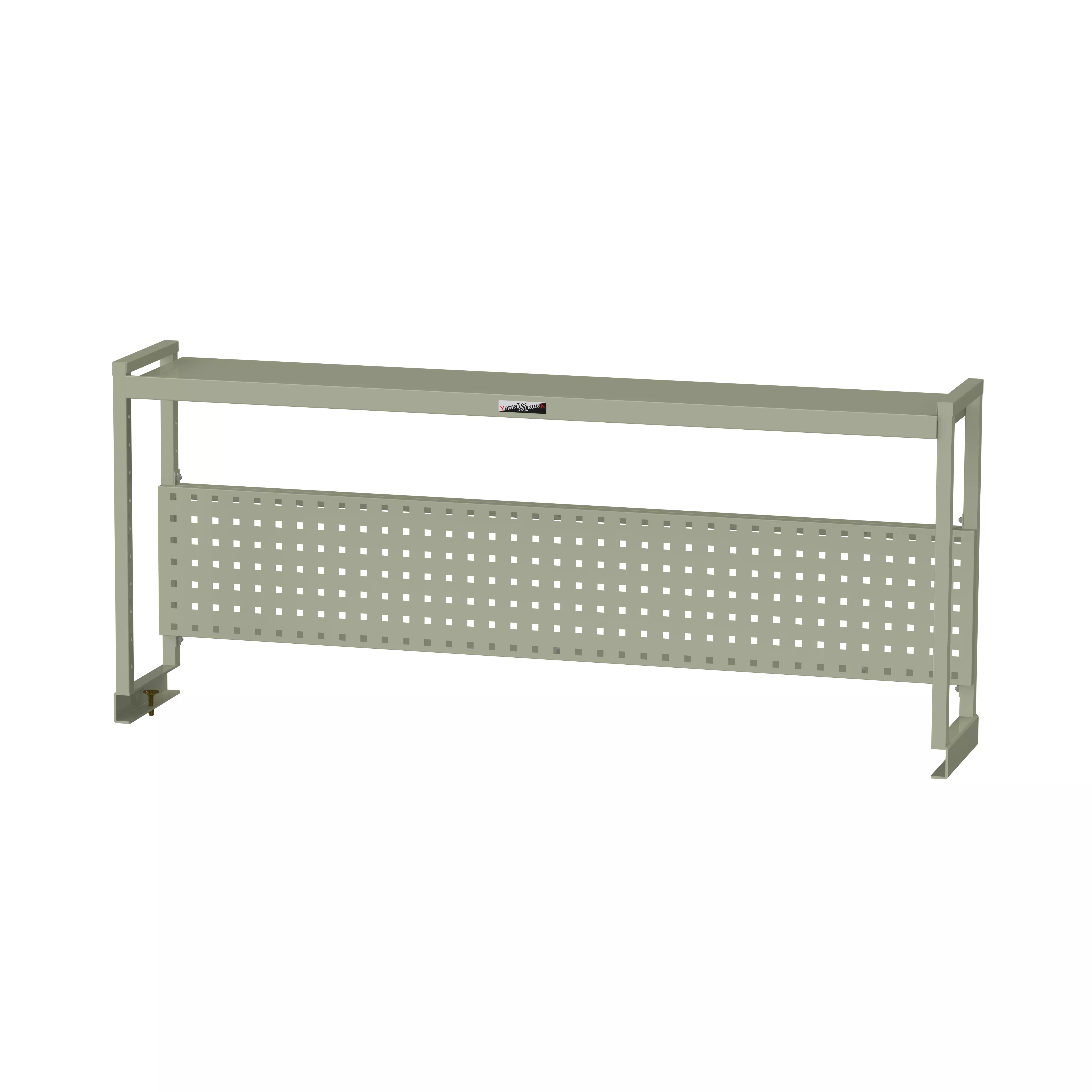 ワークテーブル架台 棚板1段+パンチングパネルタイプ