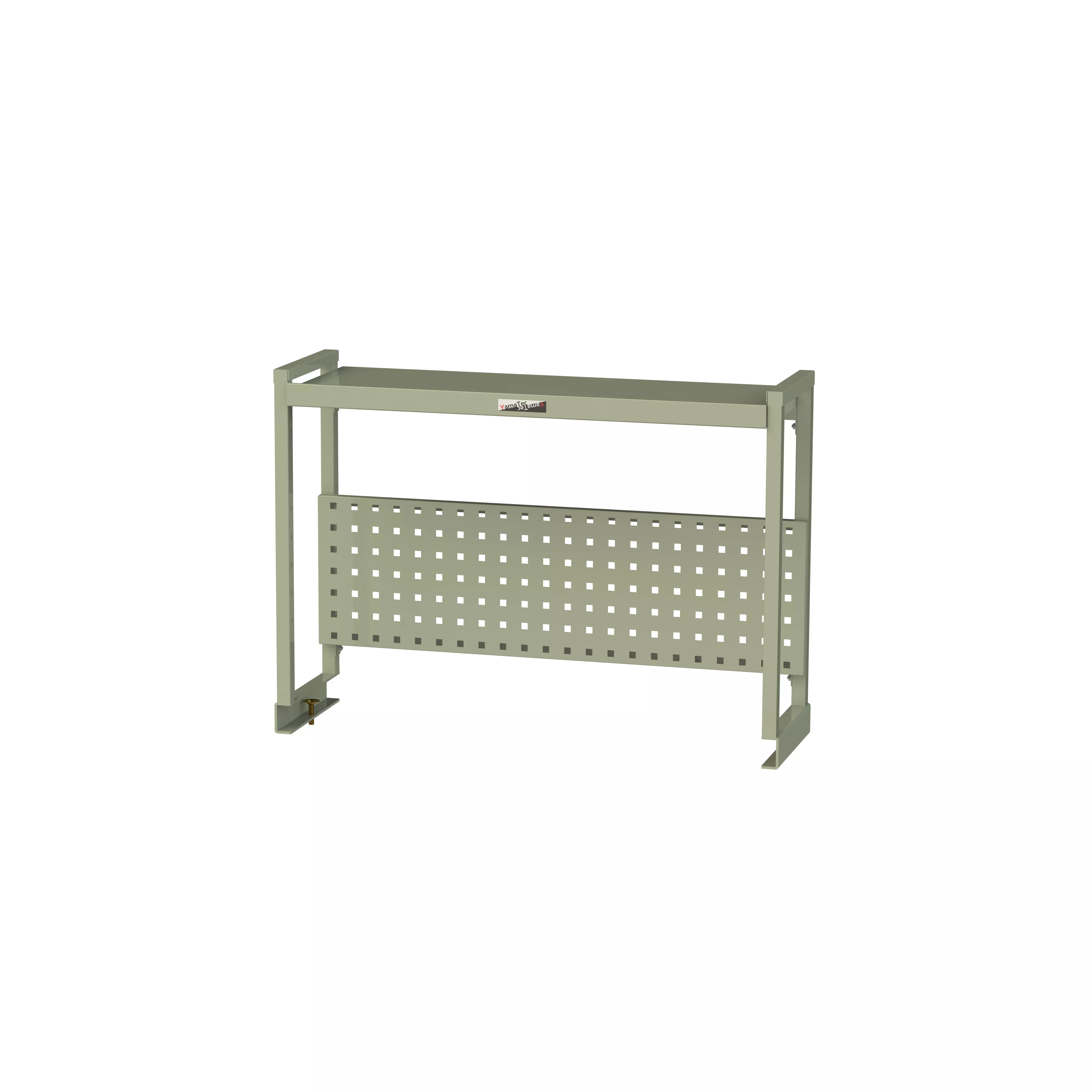 ワークテーブル架台 棚板1段＋パンチングパネルタイプ