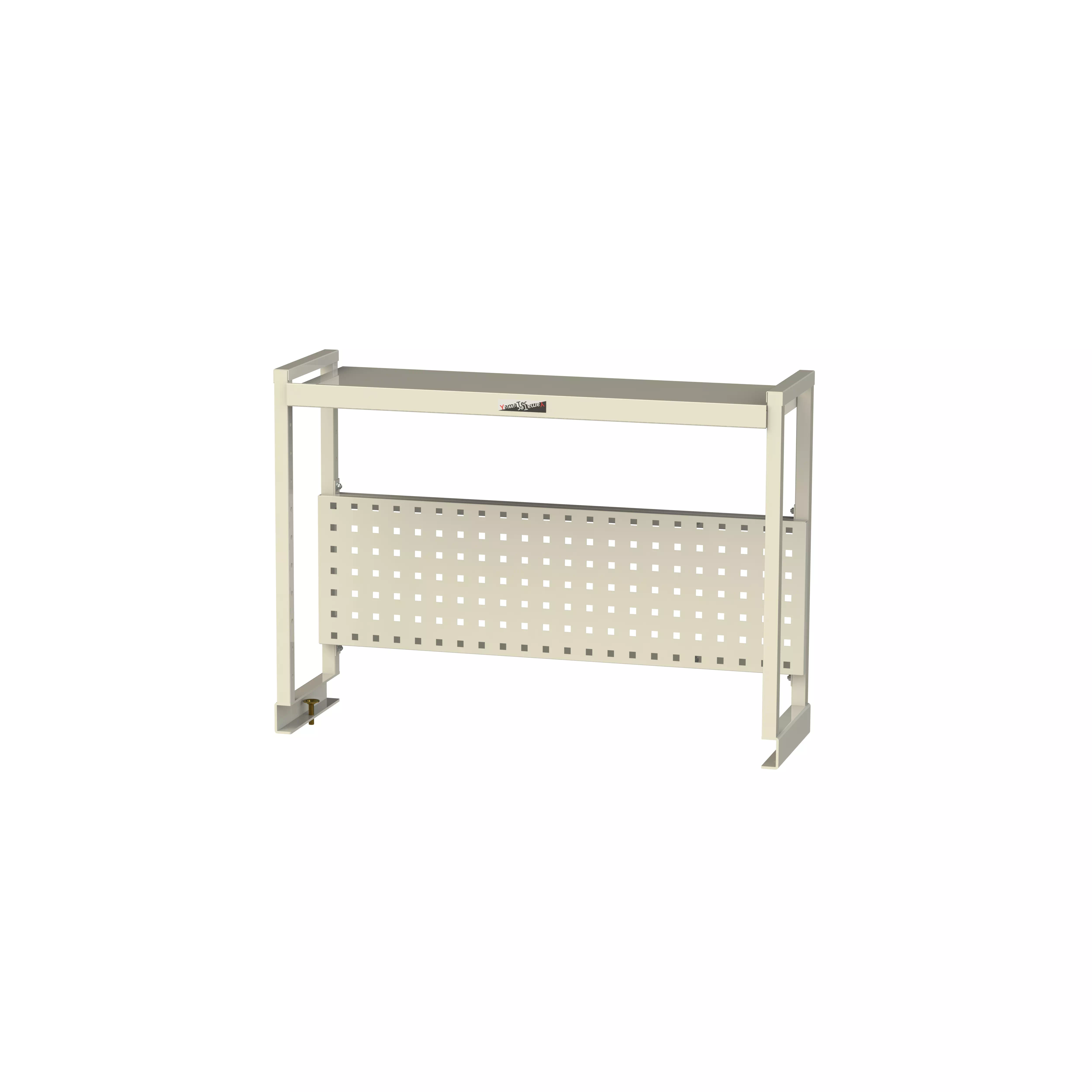 ワークテーブル架台 棚板1段+パンチングパネルタイプ